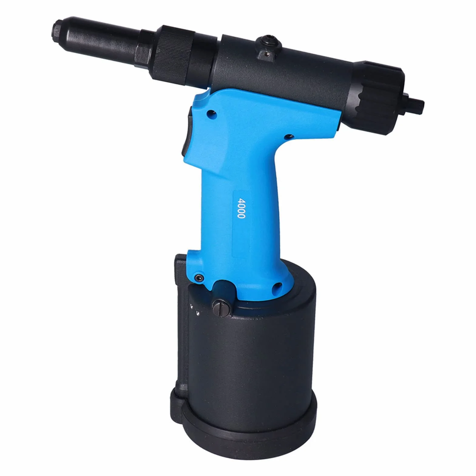 Cocoarm Pneumatyczny Pistolet do Nitowania Nitownica Pneumatyczna ze Stali Stopowej 3,2 do 4,8 Mm Siła Uciągu 9230N Złącze Obrotowe o Skoku 18 Mm Produkcji Samochodów Dekoracja Zastosowanie Maszyn