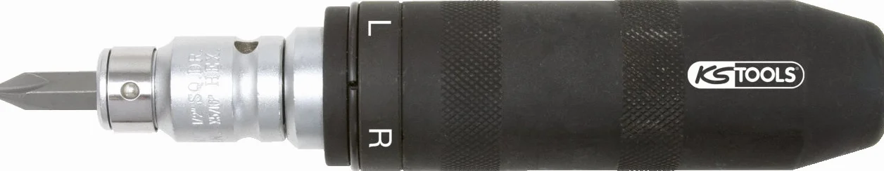 KS Tools 515.2 zestaw wkrętaków udarowych z bitami, 18 sztuk, biały