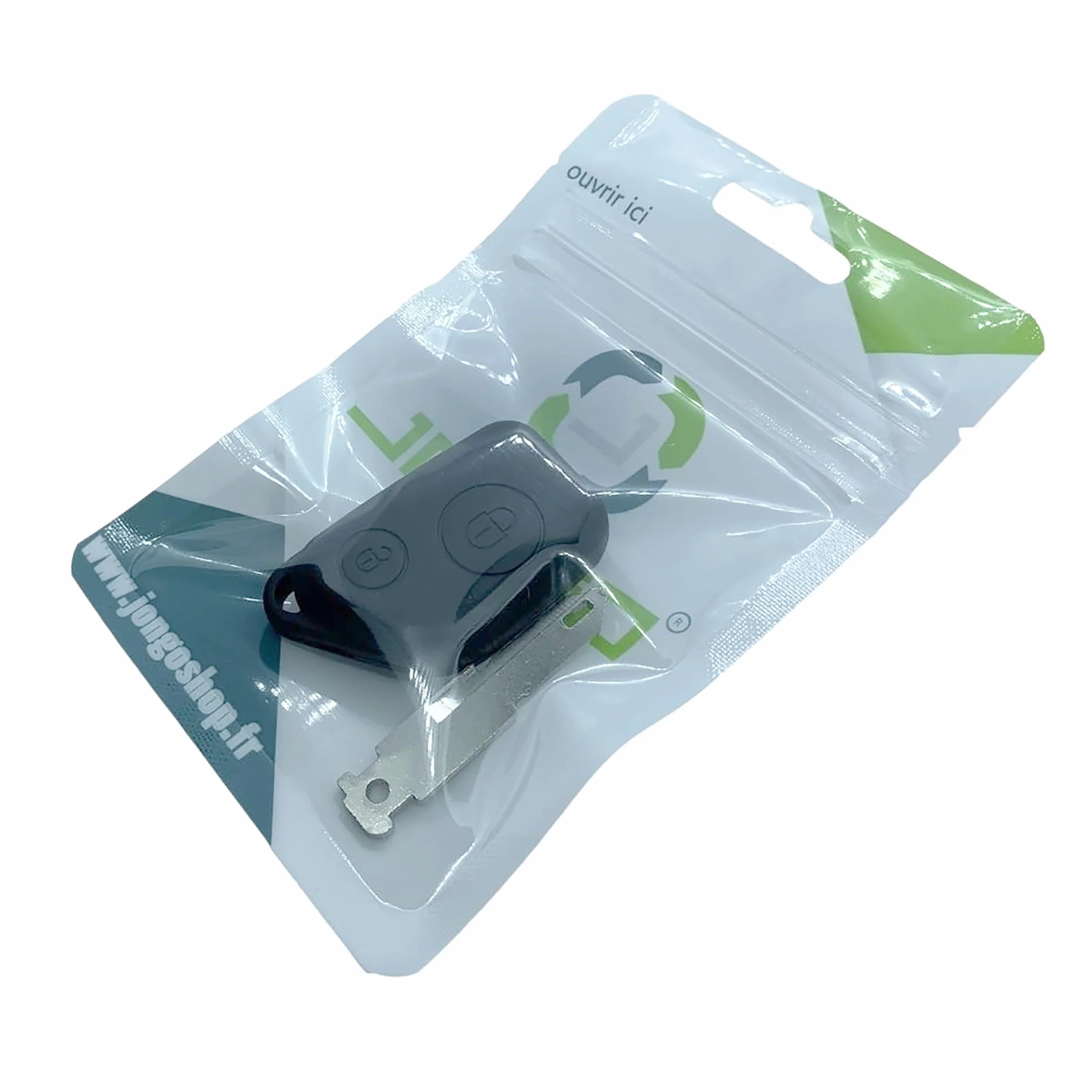 JONGO® Etui na klucze z ostrzem kompatybilne z Peugeot 306 Pilot 2 przyciski Obudowa bez elektroniki Zamiennik Auto