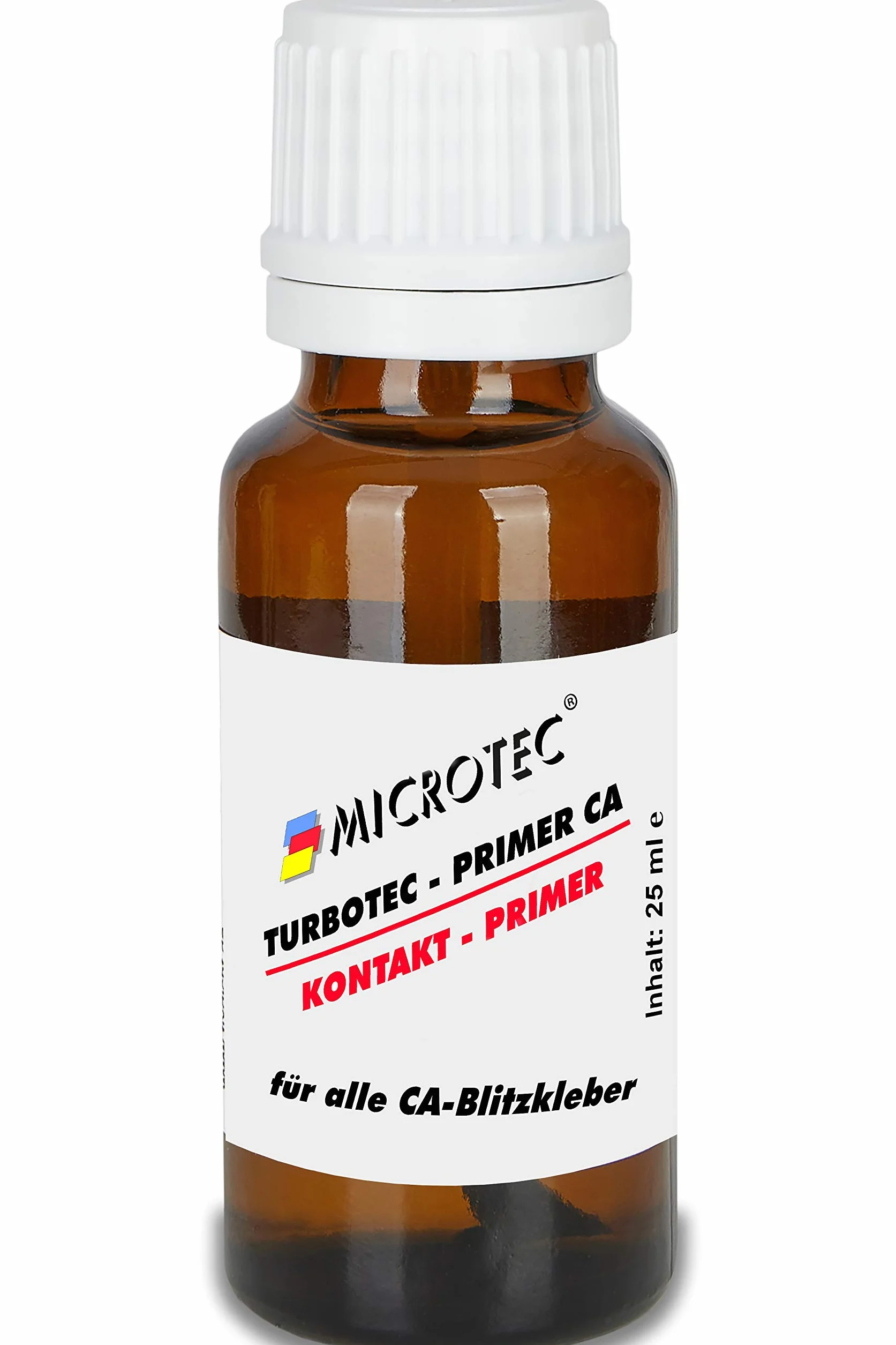 Microtec® Primer CA | niezawodny środek wiążący do kleju CA | 25 ml | do wstępnej obróbki trudnych do sklejenia powierzchni | bardzo silne działanie | do polipropylenu, polietylenu, teflonu, silikonu
