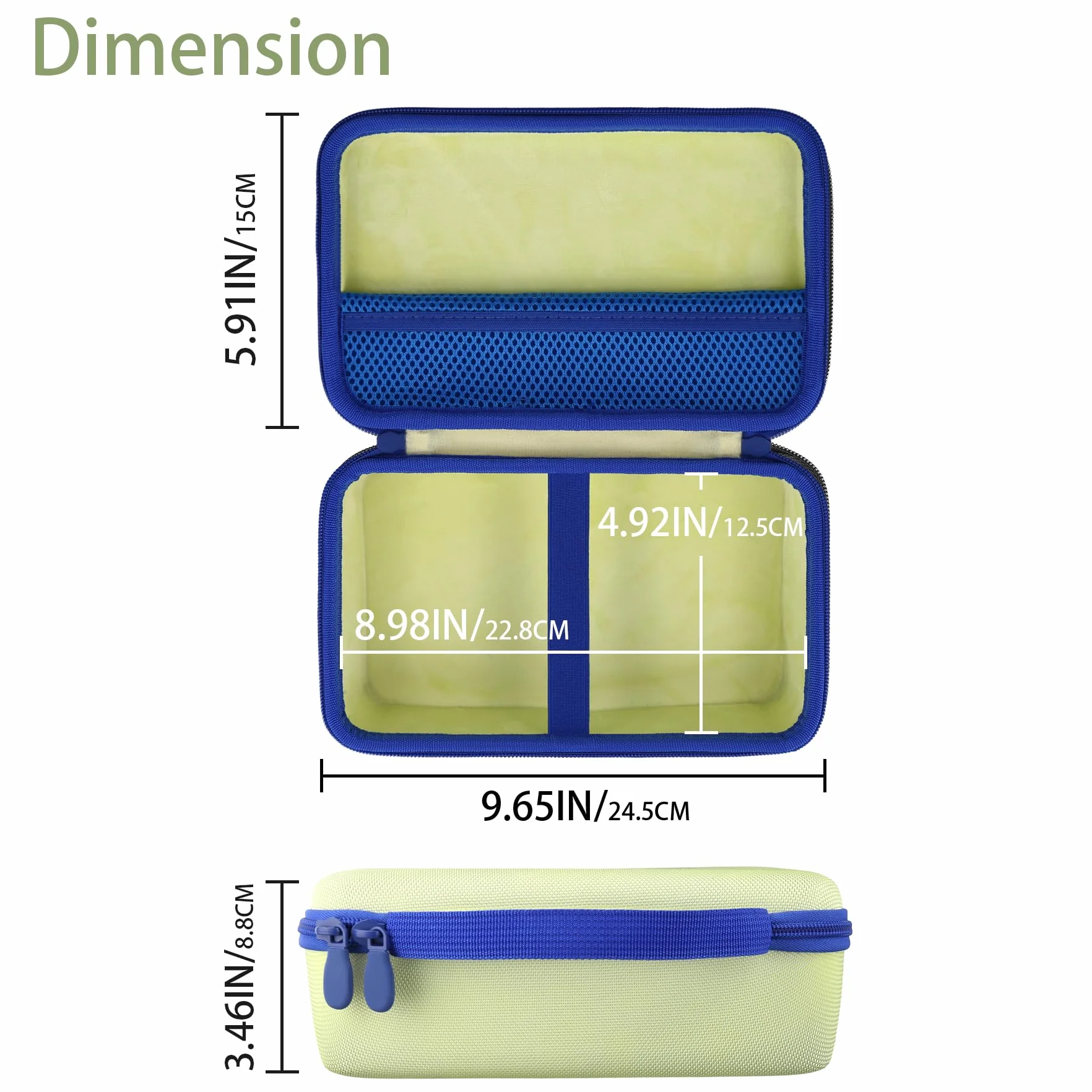 co2CREA Przechowywanie Carry Travel Hard Case dla głośnika Soundcore Boom 3i na zewnątrz, Solo Case