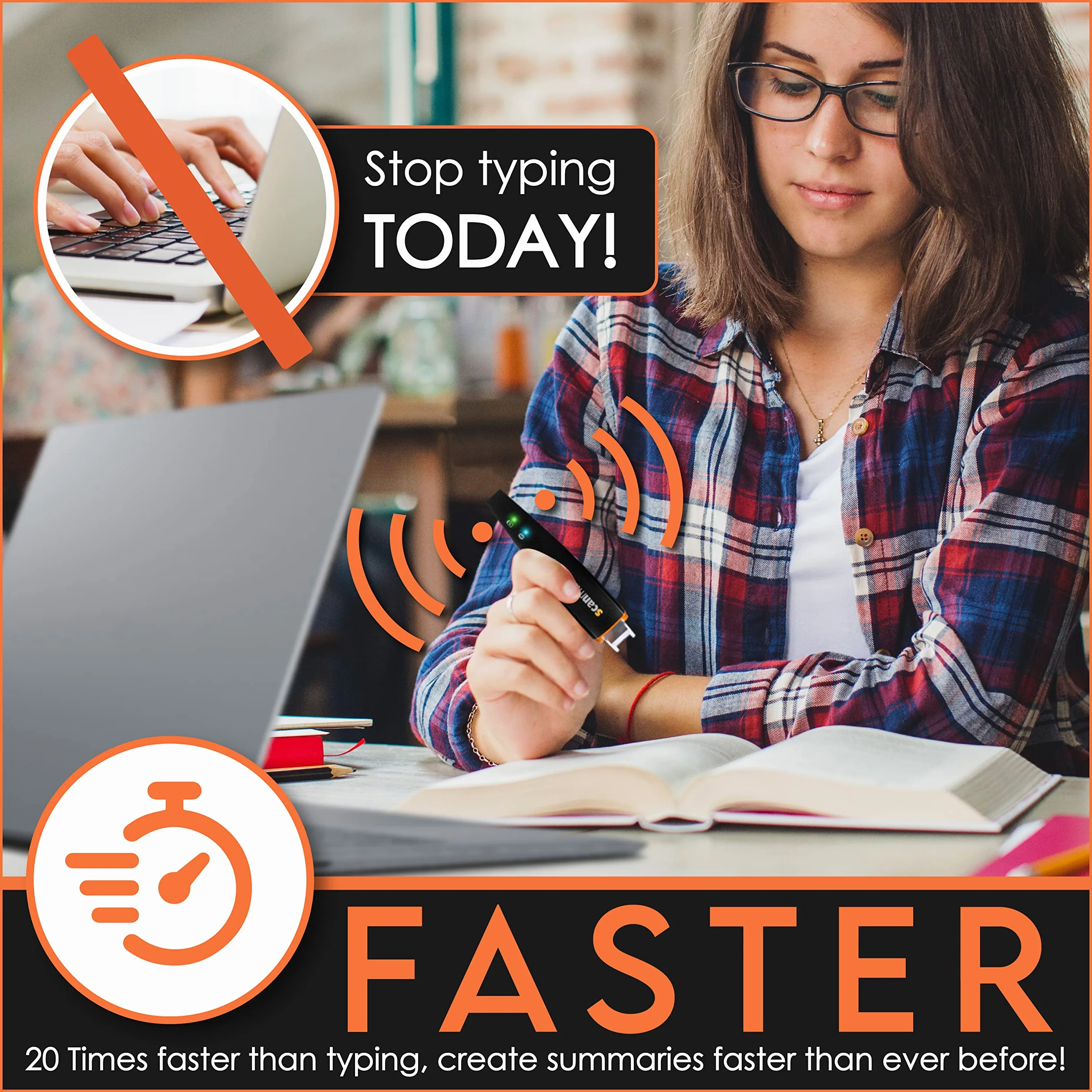 Scanmarker Air cyfrowy zakreślacz Bluetooth czarny