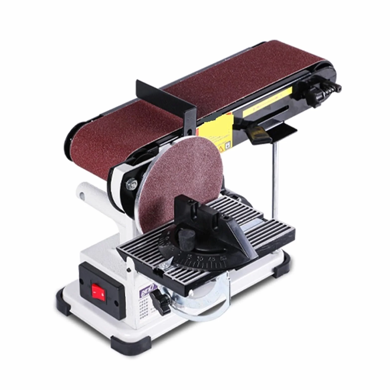 Polerka, szlifierka oscylacyjna, 500W 100x933mm szlifierka taśmowa wielofunkcyjna szlifierka Mini elektryczna szlifierka taśmowa szlifierka taśmowa szlifierka polerka do szlifowania, polerowania(Set 2