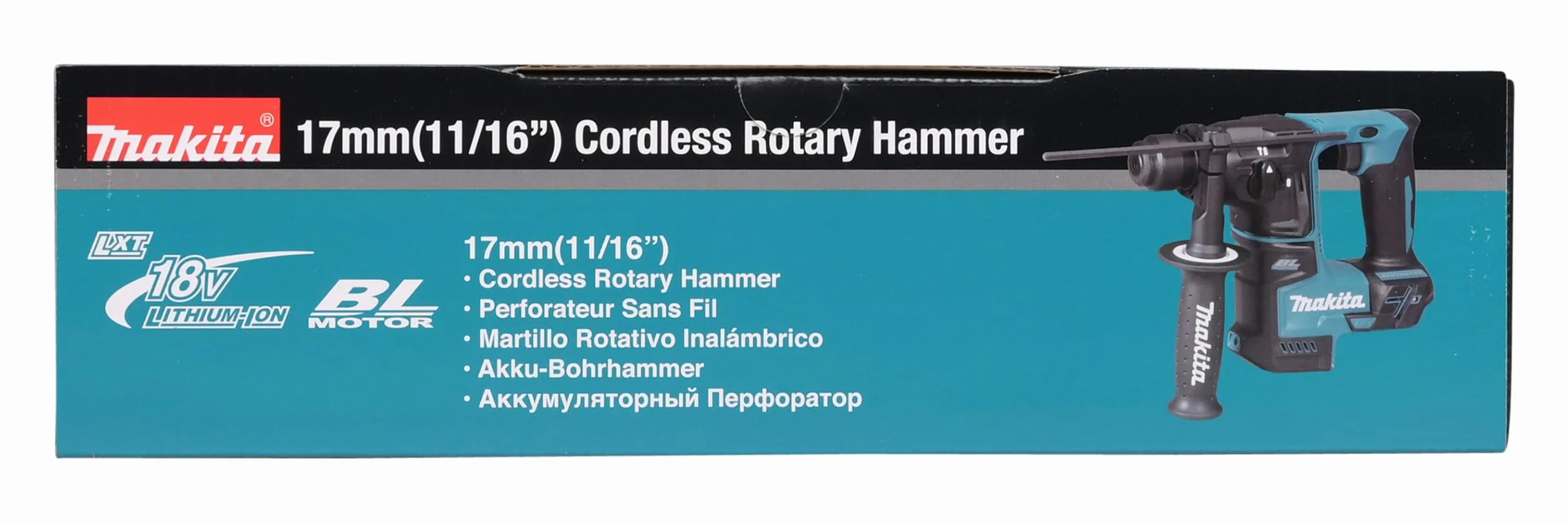 Makita Dhr171Z Młot Udarowy, Czarny/Niebieski, ‎10,75 x 3,35 x 8,39 cm; 1,8 kg