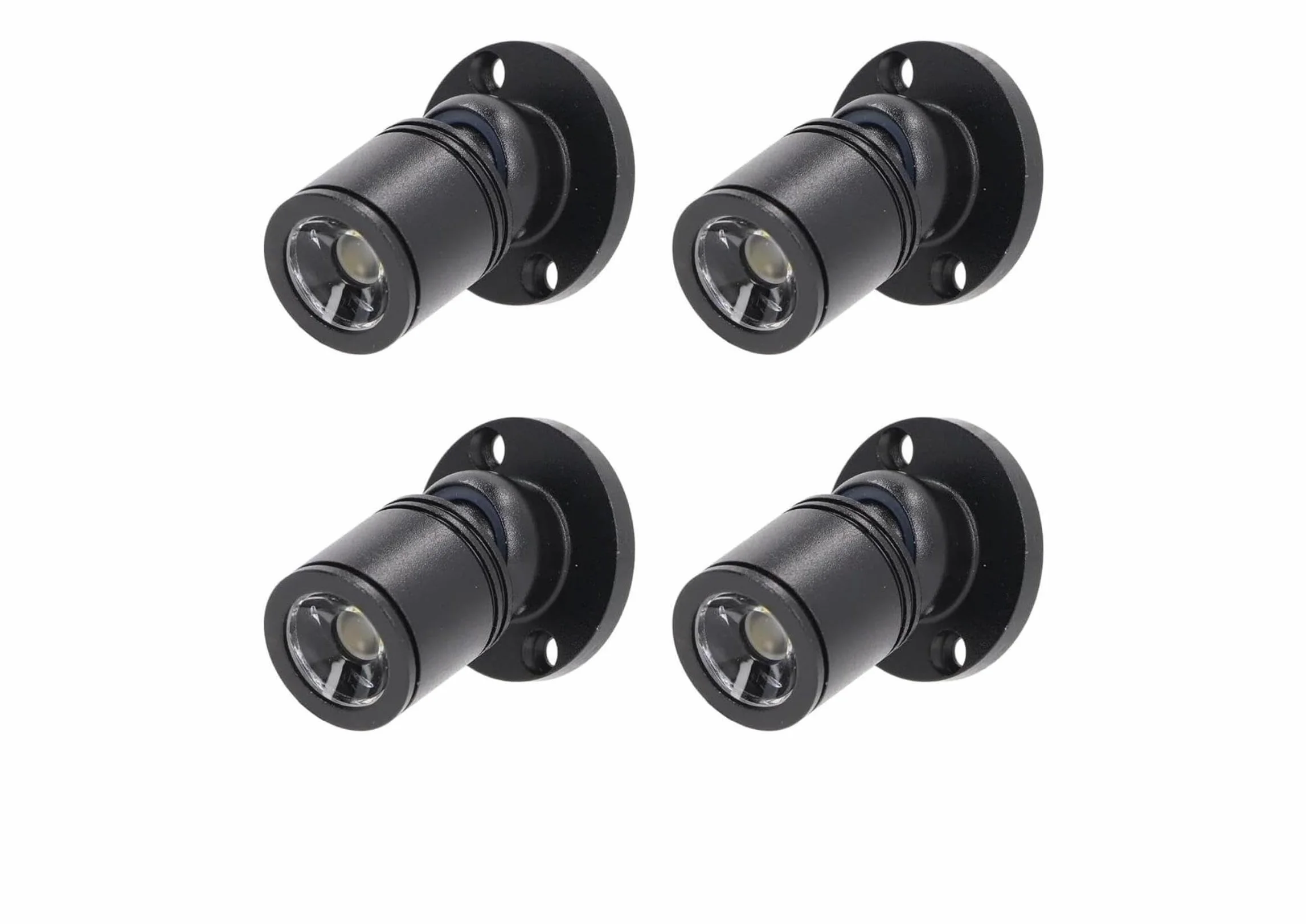 Mini ściemnialne reflektory LED 12 V - 1,5 W 150 lm z różnymi kolorami (czerwony, zielony, niebieski, biały) i bezprzewodowym pilotem zdalnego sterowania - Kompaktowe reflektory do oświetlenia