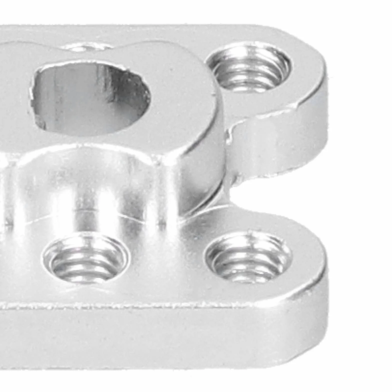2 Sztuk Sprzęgło Kołnierzowe ze Stopu Aluminium 6mm D Otwór Lekki Sprzęgło Kołnierzowe Złącze łożyska Złączki Złącze Silnika