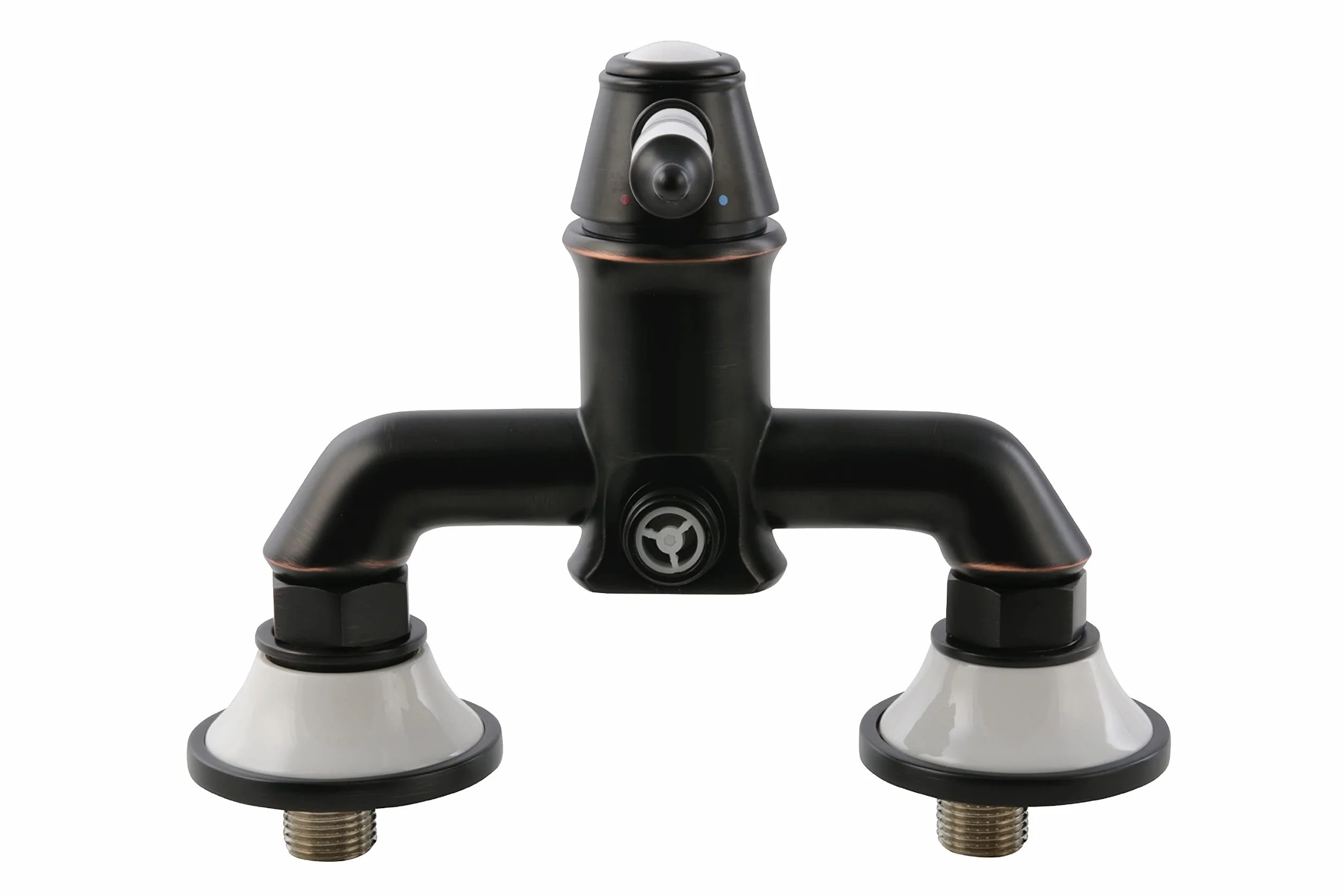 'aquaSu® nostalgiczna bateria prysznicowa Rina | jednouchwytowa bateria prysznicowa z fantazyjnymi detalami | wykonana z mosiądzu z ceramicznym wkładem i przyłączem prysznicowym | wysięg 16,8 cm |