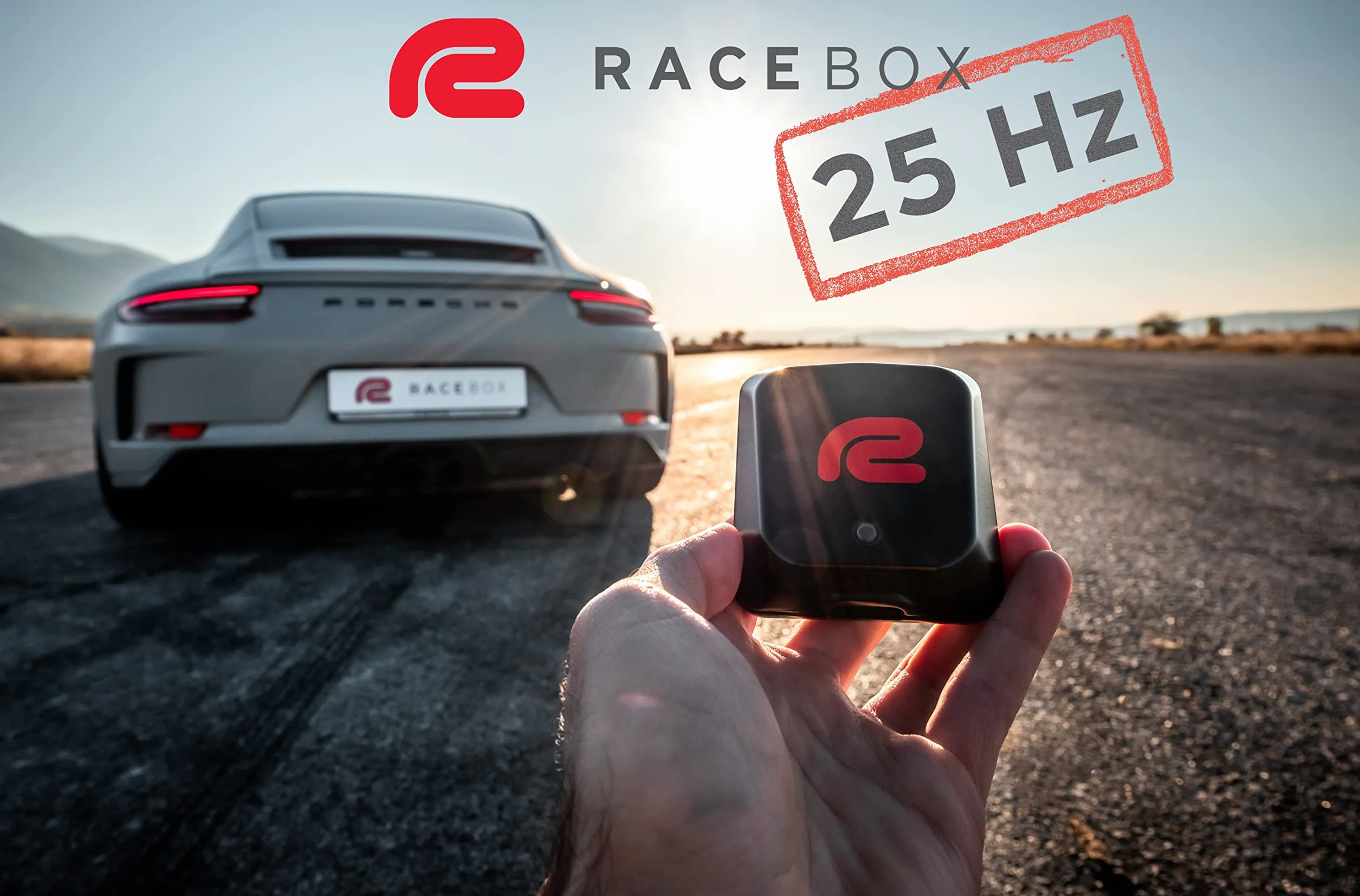 Mini miernik wydajności GPS 25 Hz timer okrążeń miernik oporu system pomiaru czasu wyścigów samochodowych