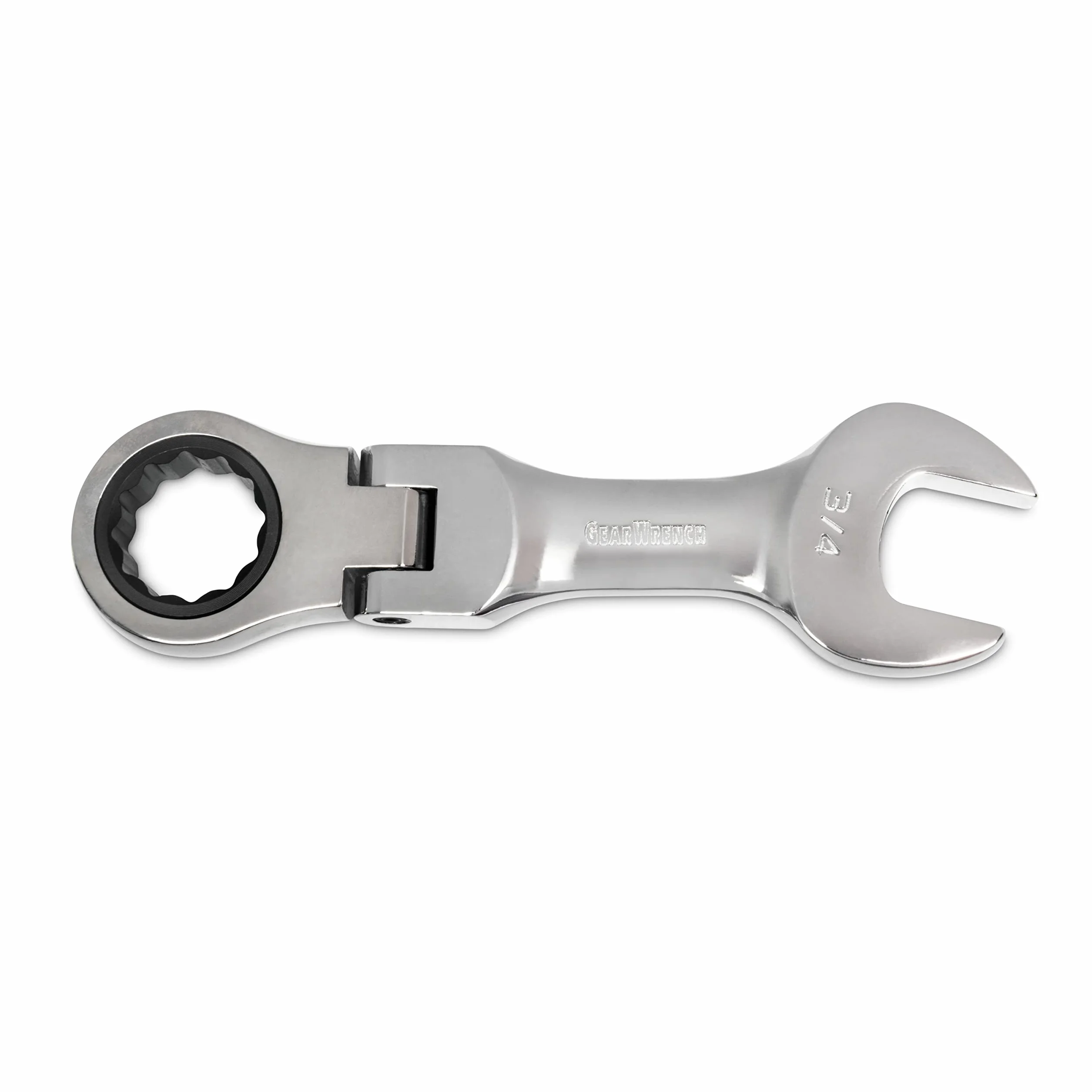 GearWrench Zestaw kluczy płasko-oczkowych 7 szt. 12 Pt. Stubby Flex Head, SAE - 9570