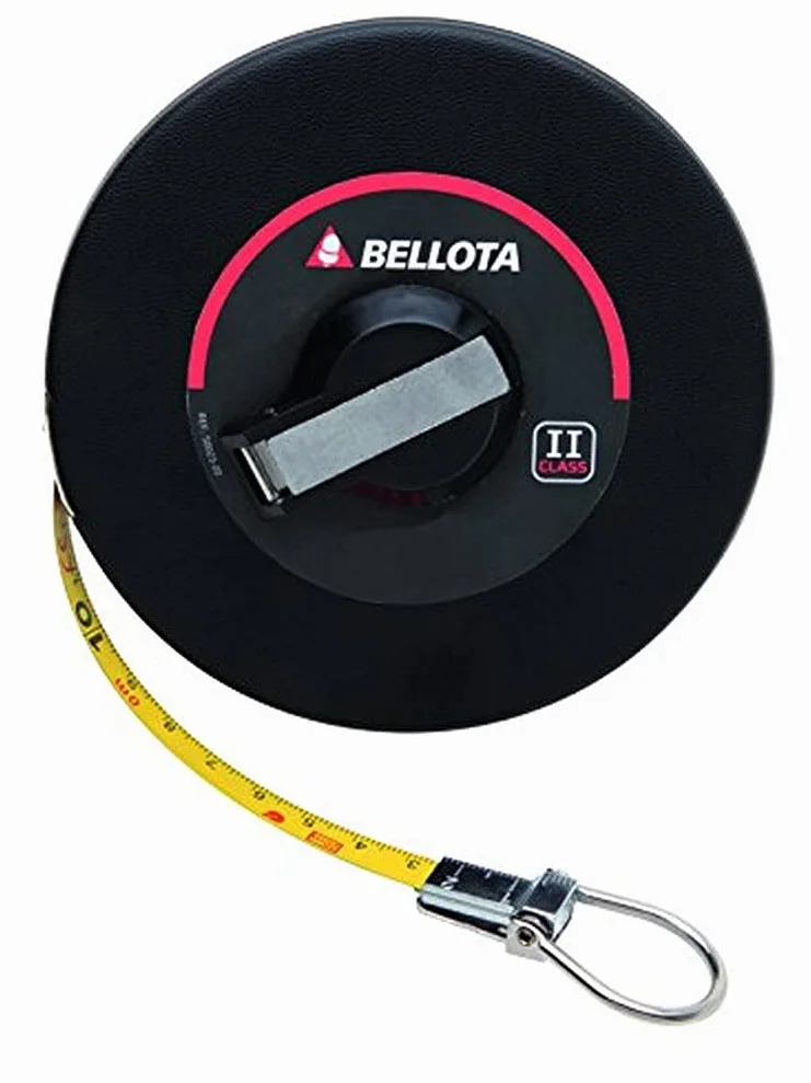 Bellota 5002330 50023-30 taśma miernicza ze stali o długości 30 metrów. Precyzyjny poziom II