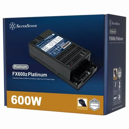 Silverstone Technology FX600z Platinum Cybenetics Platinum 600 W modułowy zasilacz Flex ATX