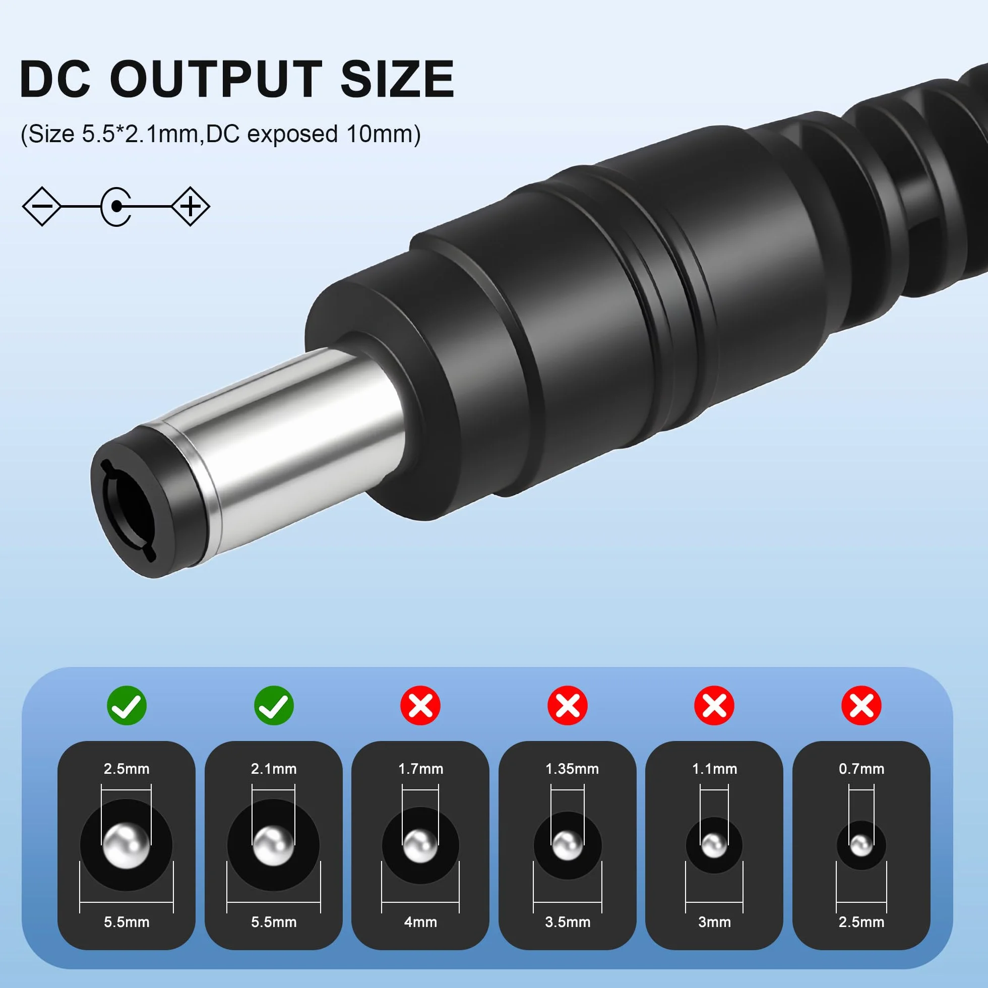 Starvortex Adapter 24V 72 W 3A, adapter AC-DC konwersja prądu zmiennego 100-240 V na prąd stały 24 V, uniwersalna ładowarka z gniazdem DC, uniwersalny adapter do taśm LED routerów