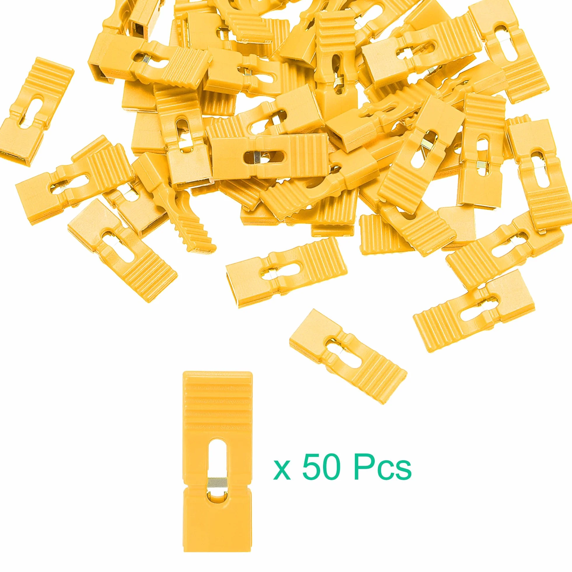 QUARKZMAN 50 sztuk 2,54 mm Pin Header Jumper Cap przedłużona nasadka złącze zwarciowe Mini Micro Jumper Bridge Plug żółty