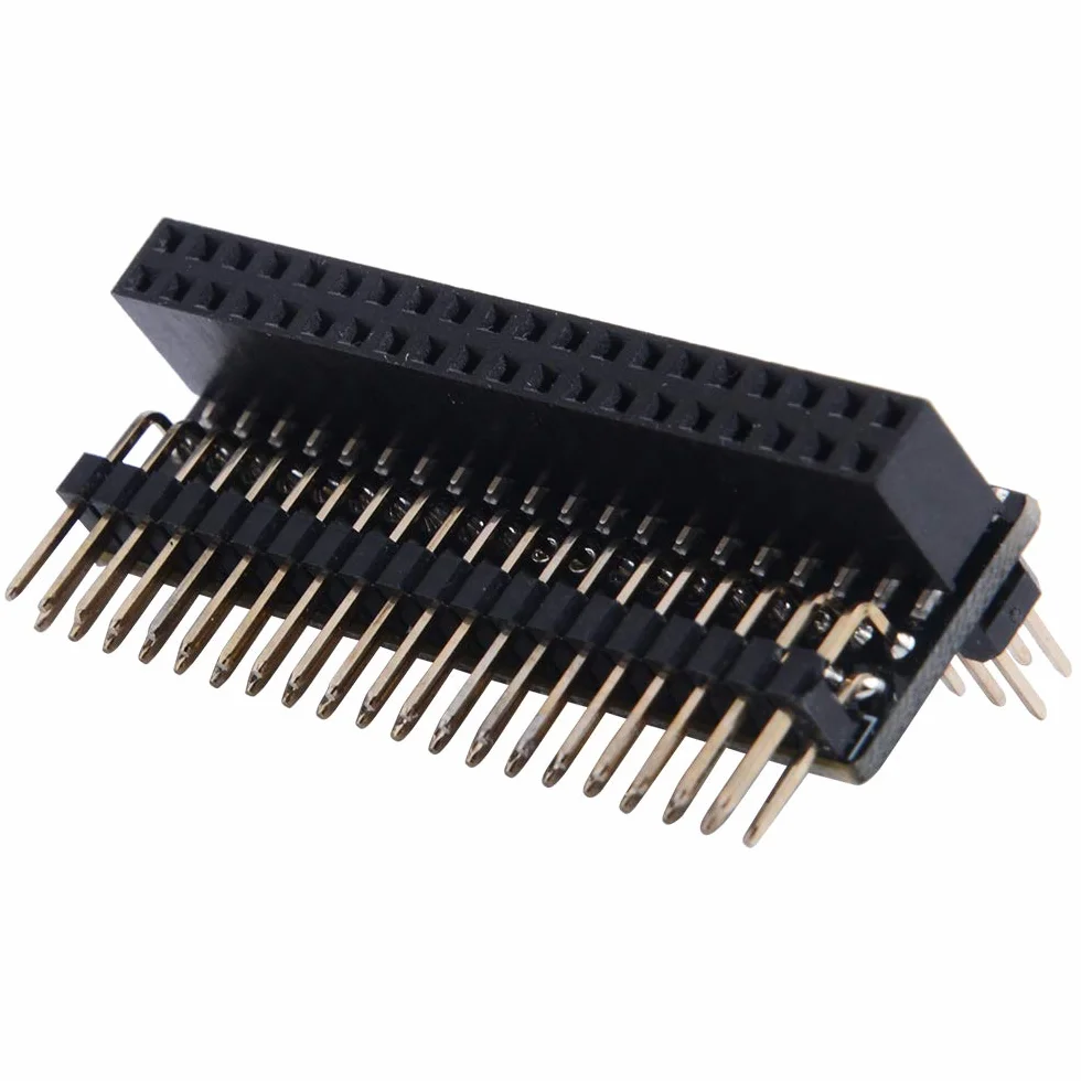 GeeekPi Micro Złącza Raspberry Pi 40 pinów GPIO 1 do 2 płyta rozszerzająca 2x20 pin podwójny męski nagłówek