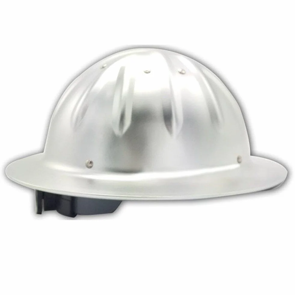 Kask roboczy ze stopu aluminium o wysokiej wytrzymałości kask budowlany trwała ochrona kask ochronny dla pracownika