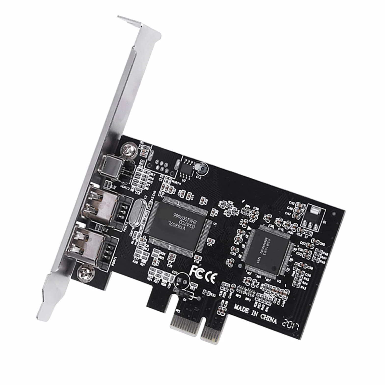 Firewire PCI Express karta kontrolera IEEE 1394a z kablem