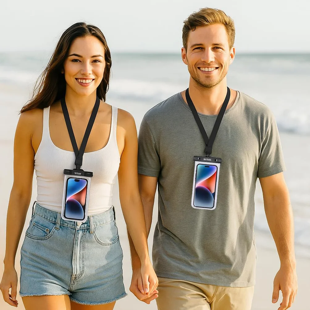 Pokrowiec Wodoodporny IPX8 na Telefon do Pływania dla iPhone 16-11 Samsung Huawei 7"