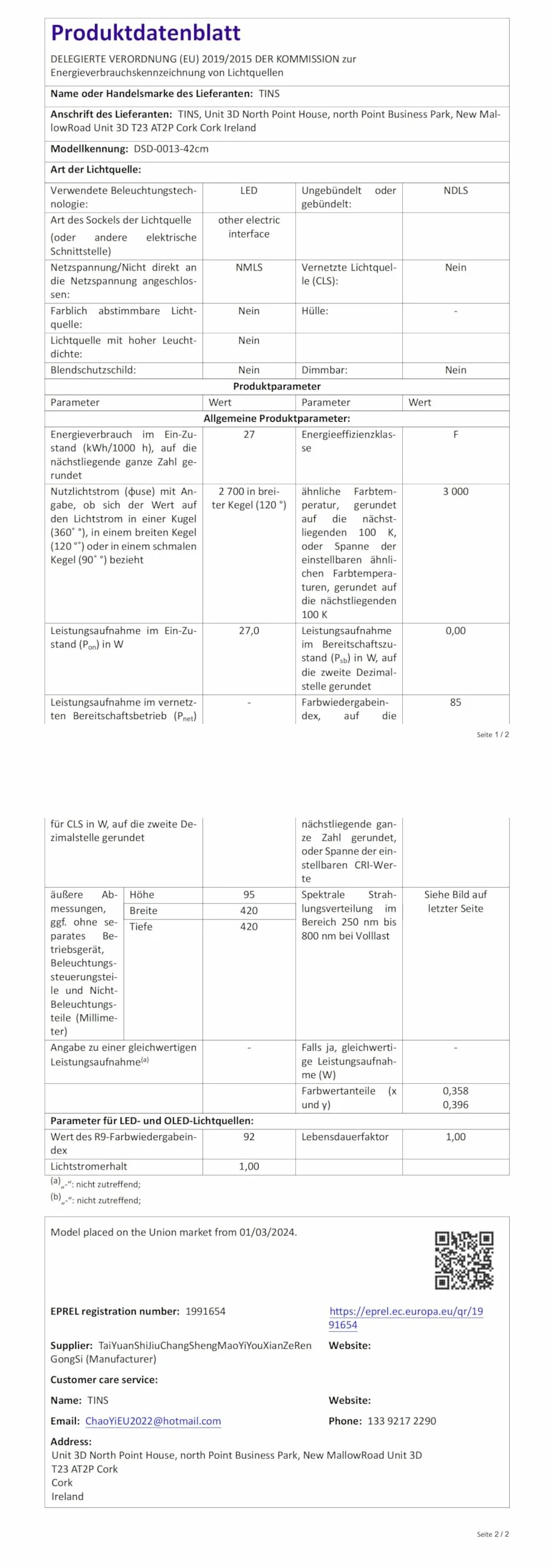 Wentylator sufitowy z oświetleniem, lampa z wentylatorem o średnicy 42 cm, lampa sufitowa z wentylatorem i oświetleniem, z pilotem zdalnego sterowania i aplikacją, 6 prędkości wentylacji, 3 kolory