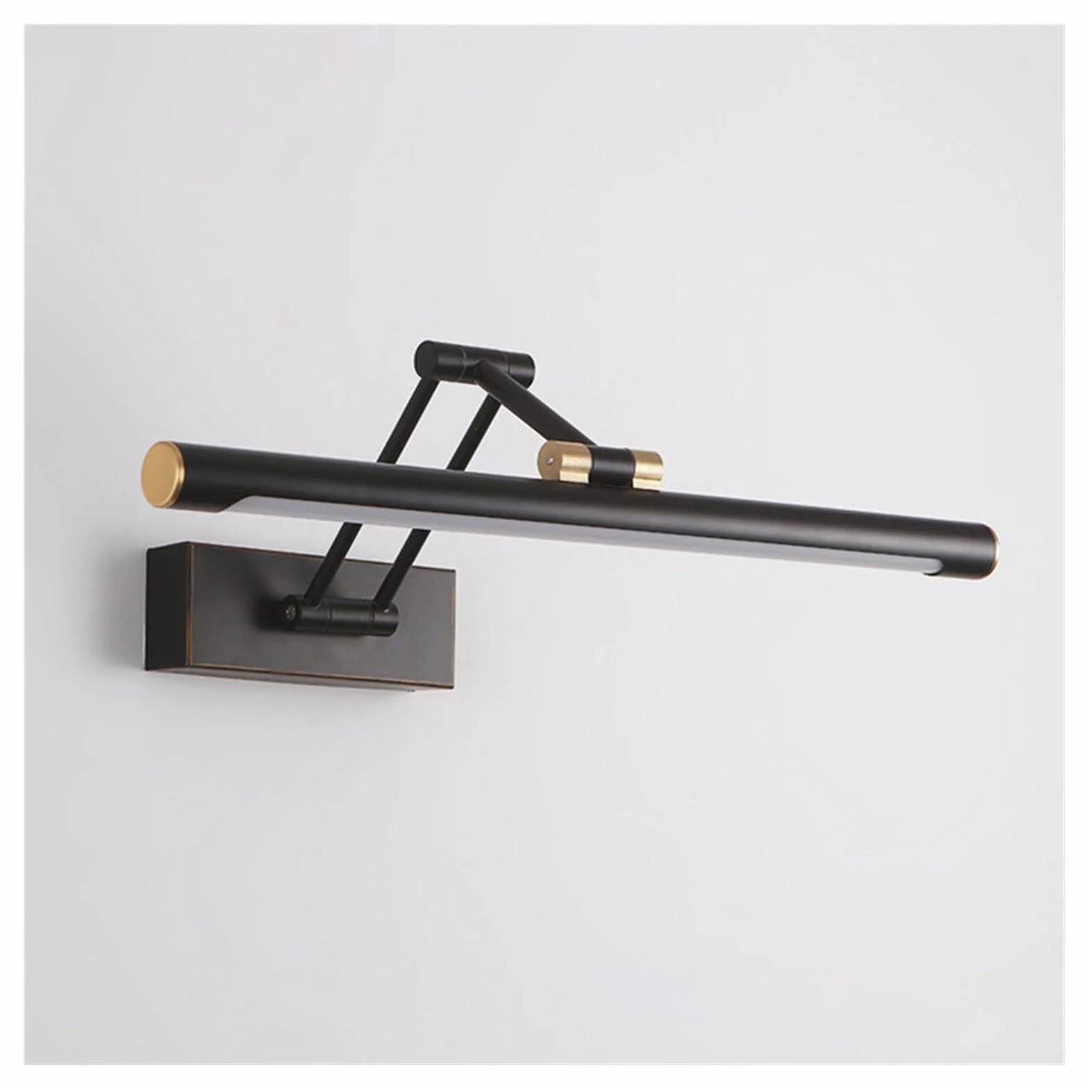 Światła obrazu Światło lustrzane LED Kinkiet Nowoczesna Łazienka Kinkiet 43cm 58cm AC85-265V Oświetlenie wewnętrzne Sypialnia Kinkiety Ścienne Oprawy oświetleniowe (Color : Cool, Size : White 58cm