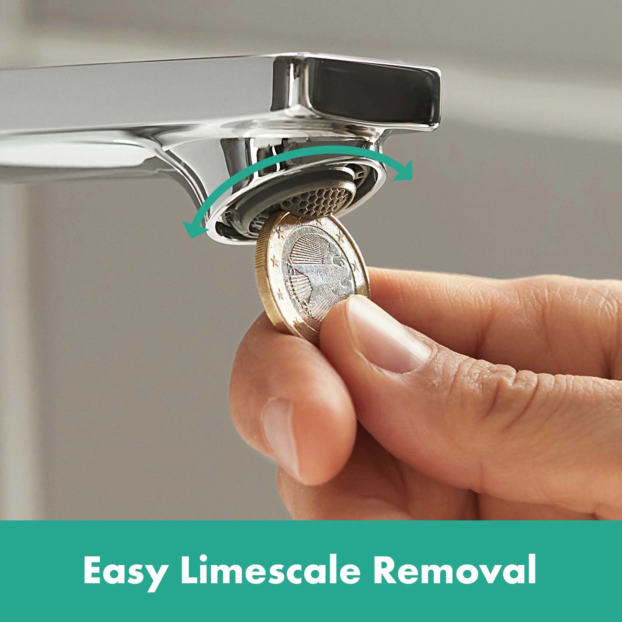 hansgrohe Rebris E 72560000 bateria umywalkowa bez odpływu, energooszczędna (CoolStart), kran łazienkowy z wylewką, wysokość 109 mm, bateria mieszakowa do umywalki oszczędzająca wodę (EcoSmart), chrom
