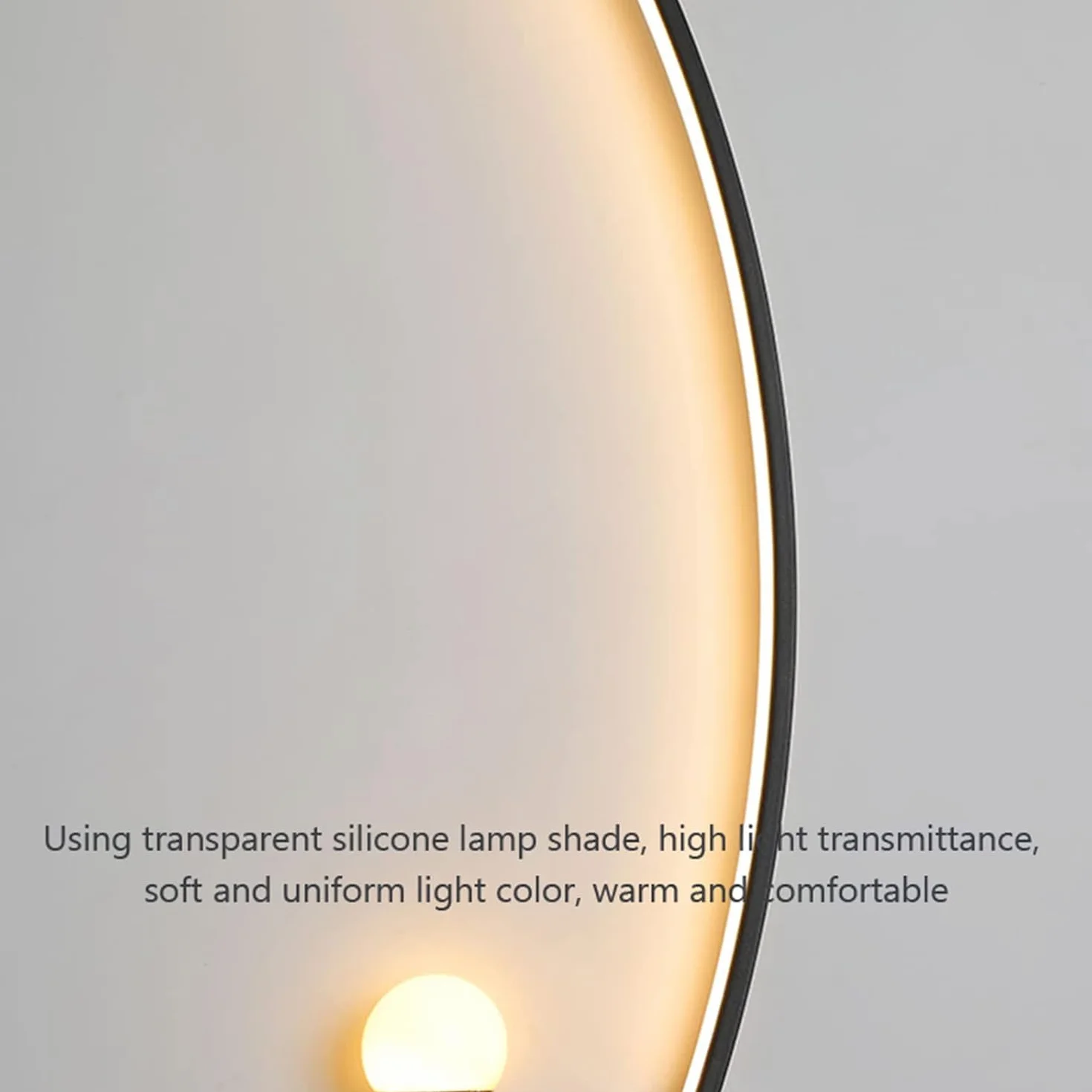 Nowoczesne lampy ścienne LED, Nordic Minimalist Creative Creative Wall Sconce do salonu Wystrój Backgroud Wystrój metalowego oświetlenia, czarny, 55 cm po lewej stronie