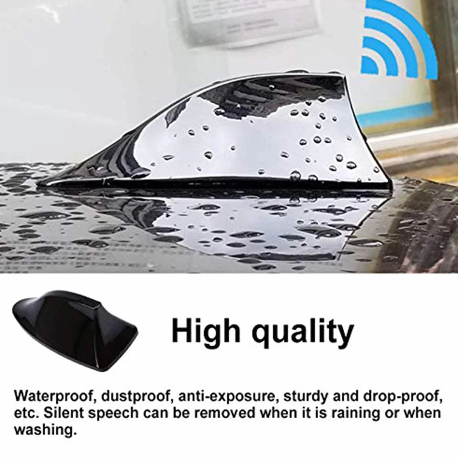 Antena w kształcie płetwy do Renault Clio V 2019-2025 ABS aerodynamiczna zamiennik