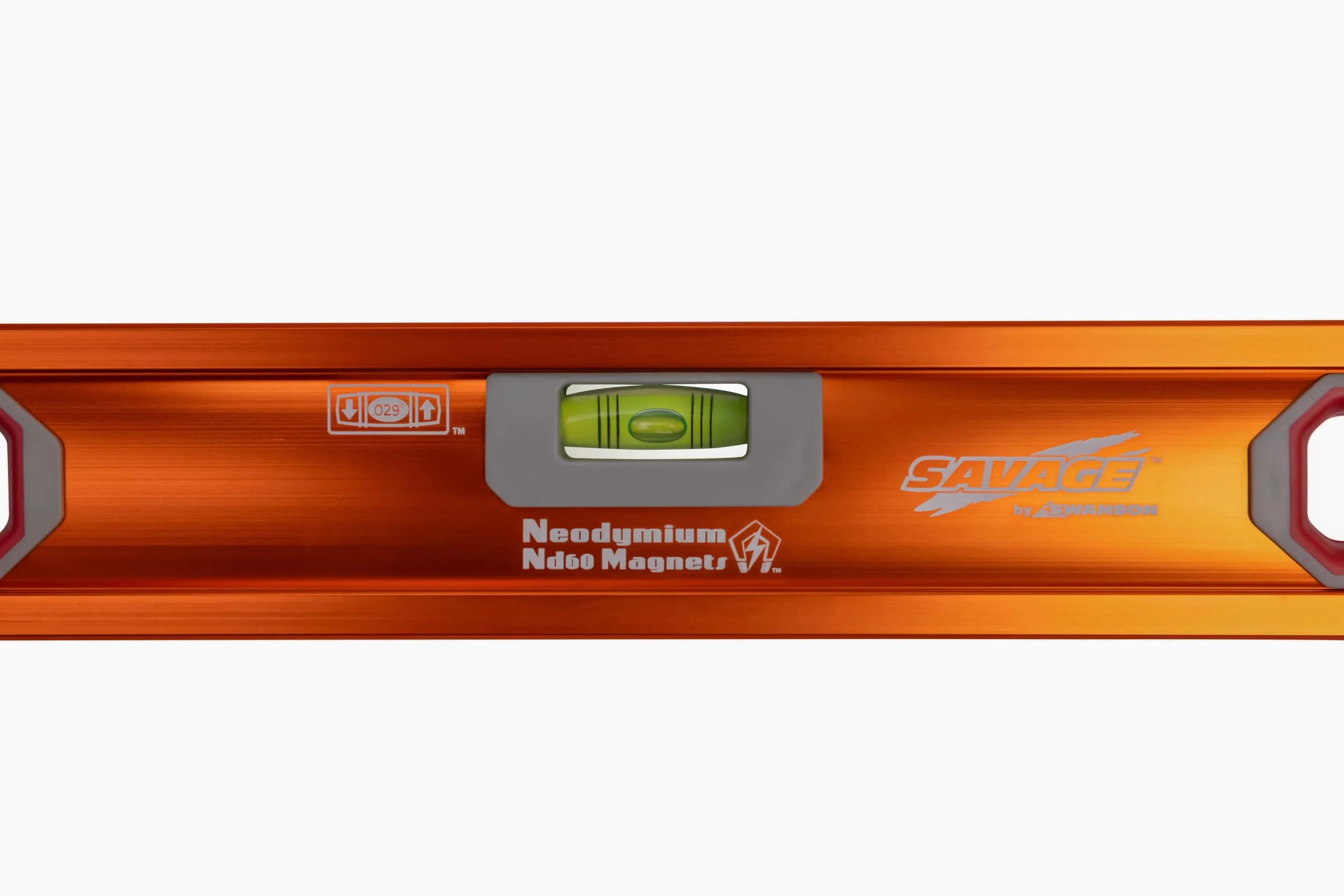Swanson SVB78M 78-calowy Savage Magnetic Professional Box poziomica wiązki z żelową zaślepką