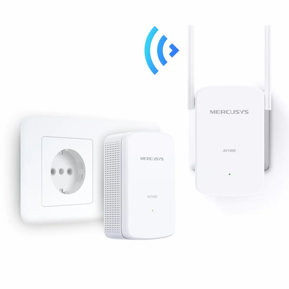 Mercusys MP510 KIT AV1000 Gigabitowy Zestaw Powerline WiFi 1000 Mb/s