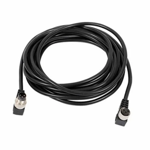 M8 męski 3-pinowy wodoodporny kabel połączeniowy 3-pinowy kątowy z wtyczką żeńską M8 na wtyczkę męską z kablem PCW 26AWG o długości 1 m