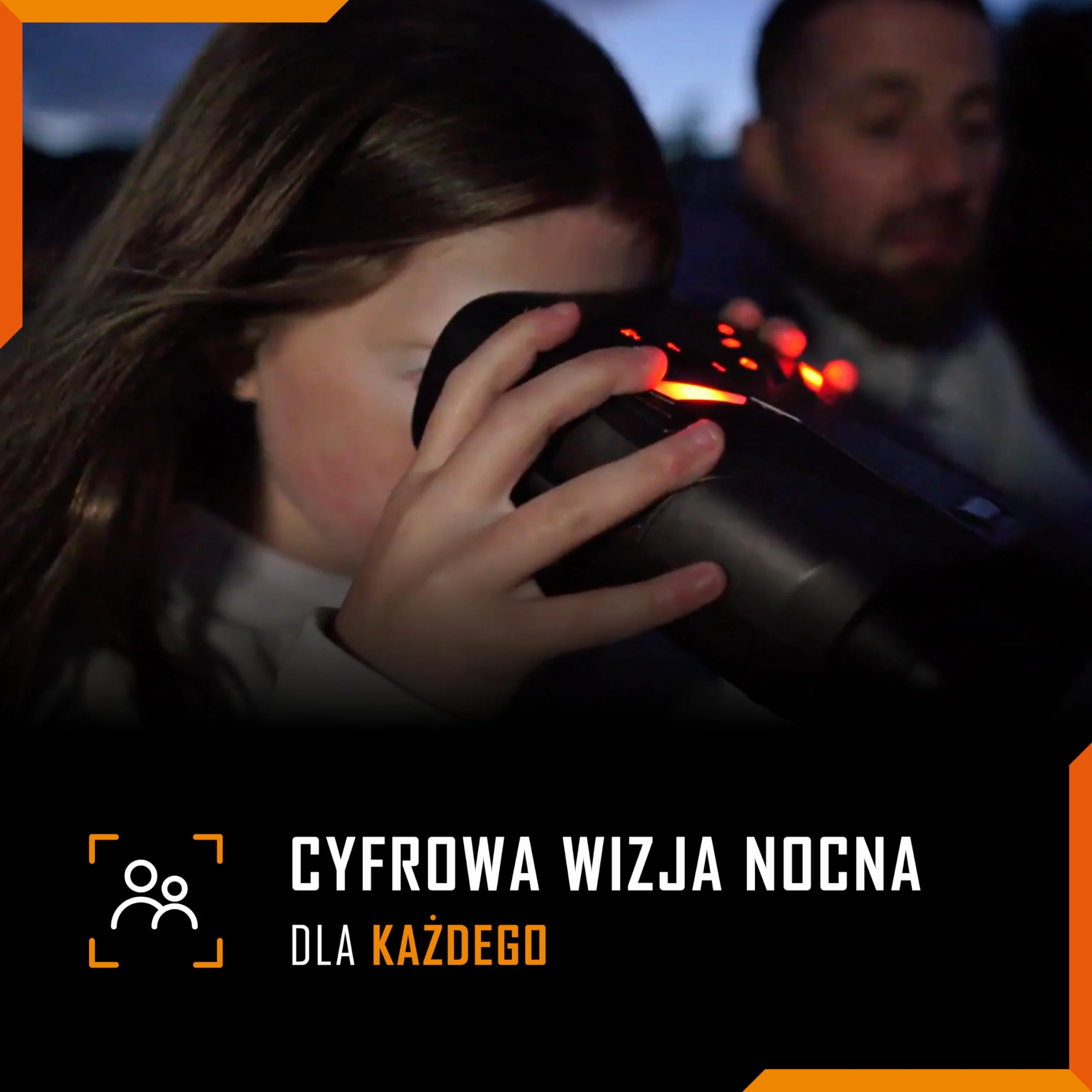 Nightfox Ember Okulary Noktowizyjne Lornetka na Podczerwień 4x Powiększenie 250m 4K