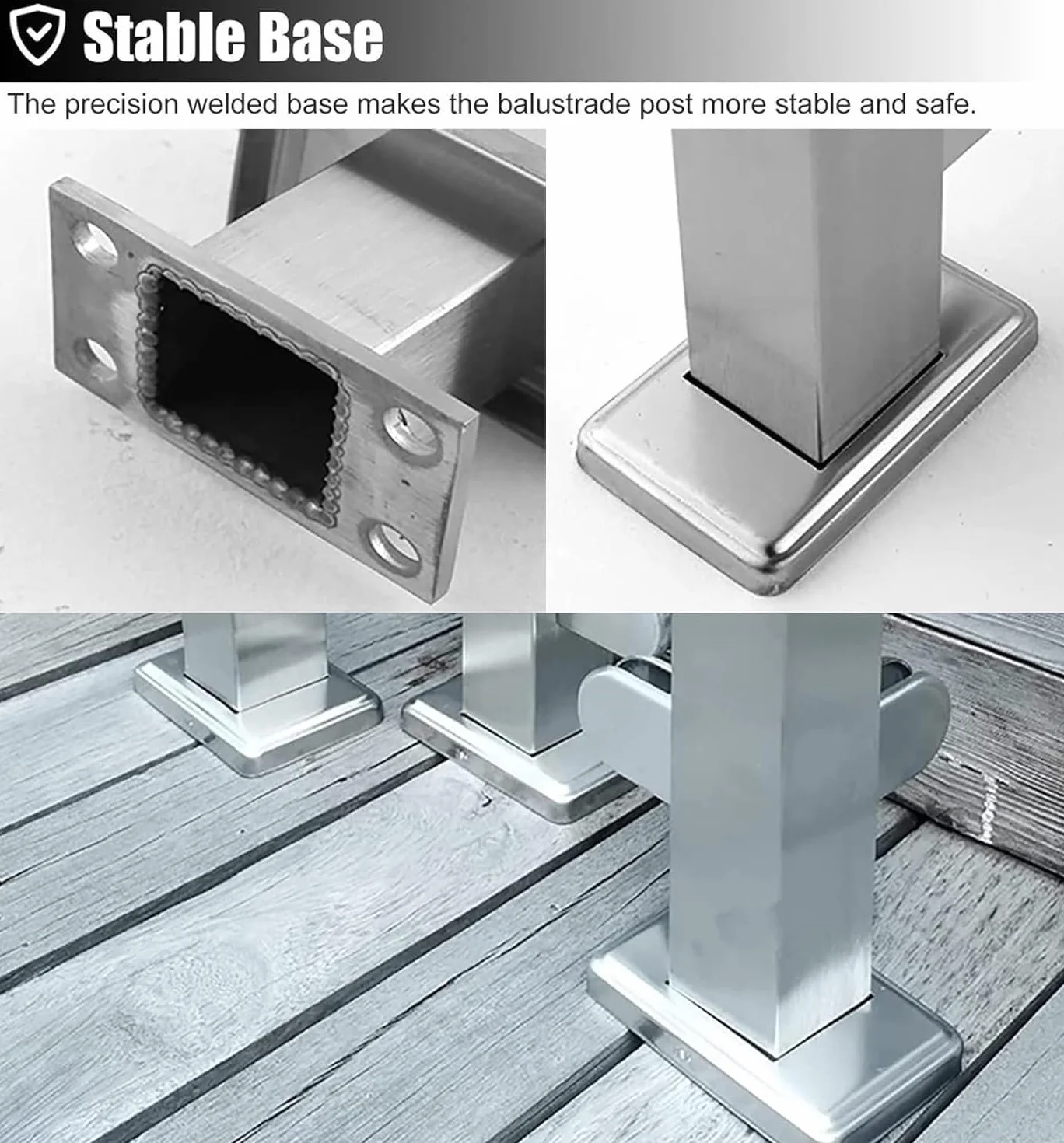 Zestaw balustrad schodowych ze stali nierdzewnej nowoczesne akcesoria do dekoracji wnętrz na schody il komponenty łatwa instalacja stylowe rozwiązanie bezpieczeństwa