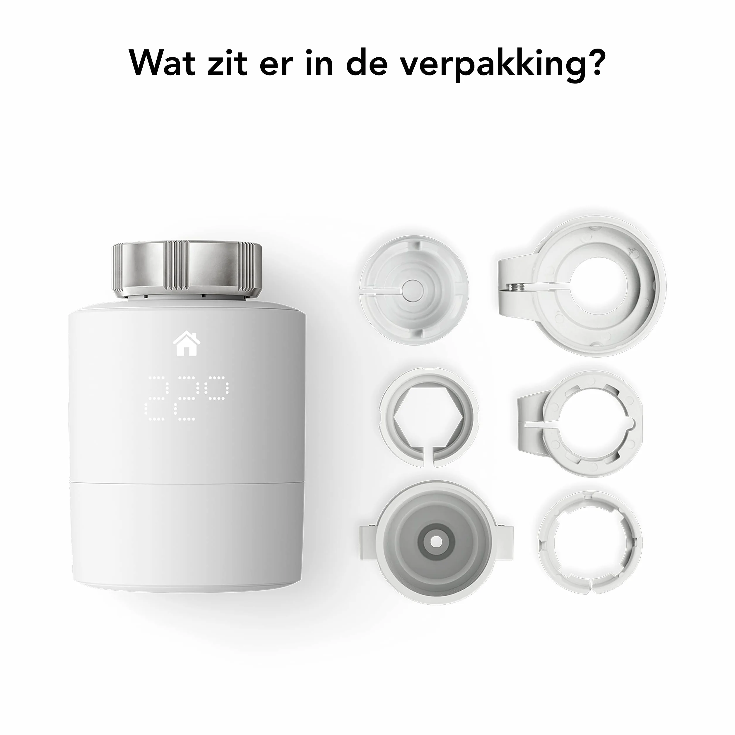 tado° Tête Thermostatique Connectée et Intelligente – Accessoire pour le contrôle multi-pièces, contrôle de chauffage intelligent, Installez par vous-même