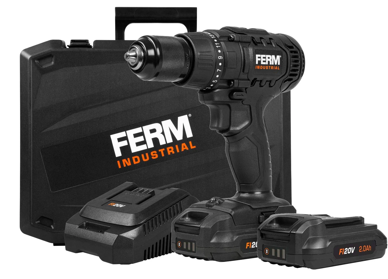 Ferm CDM1141P przemysłowa bezprzewodowa wiertarka, 20 V