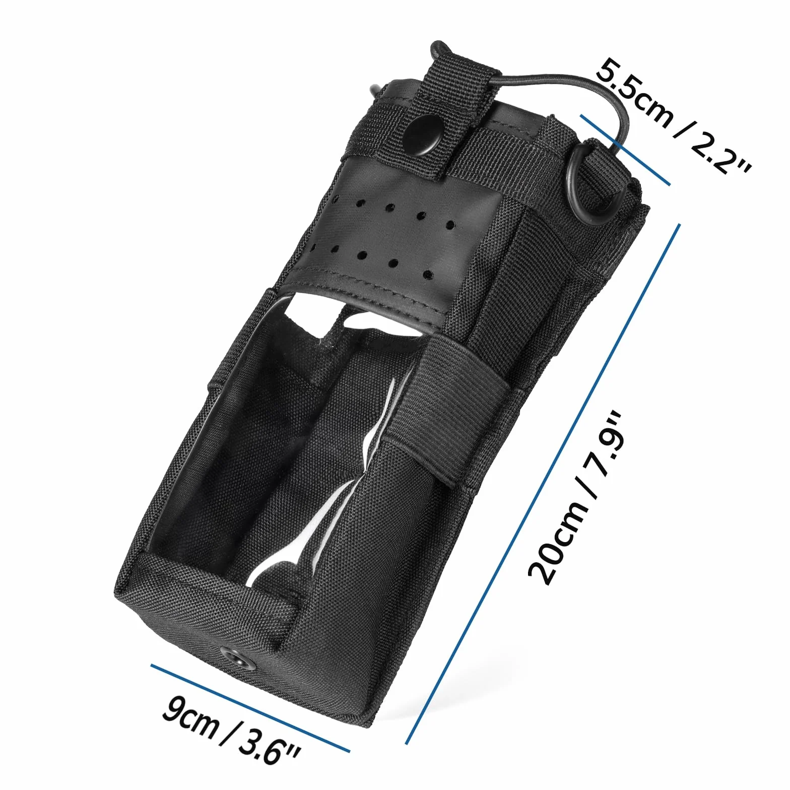 Baofeng RCH25 Etui ochronne UV-25-Walkie-Talkie czarny