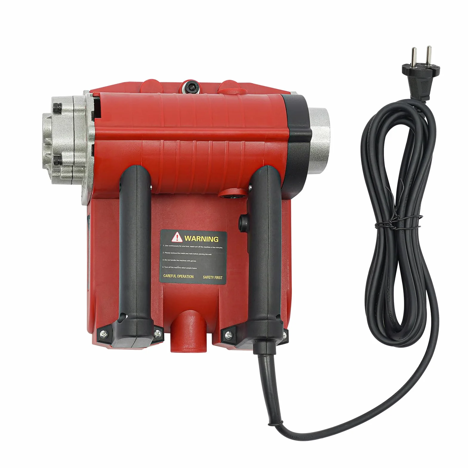 Elektryczna strugarka ścienna, strug elektryczny, strug ręczny 4580 W, 3500 obr./min, przenośna strug elektryczny, regulowana głębokość cięcia 1-4 mm, frezarka do betonu