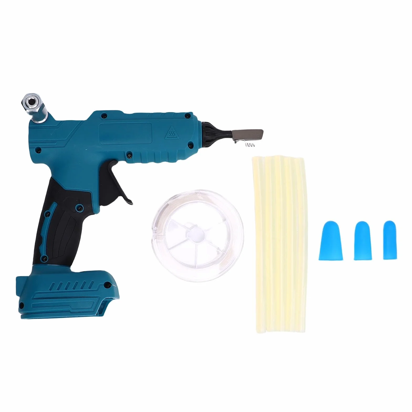 niewidoczny pistolet do klejenia światłowodów odpowiedni do BL1830B BL1840B BL1850B kabel światłowodowy akumulatora pistolet do klejenia na gorąco do FTTR