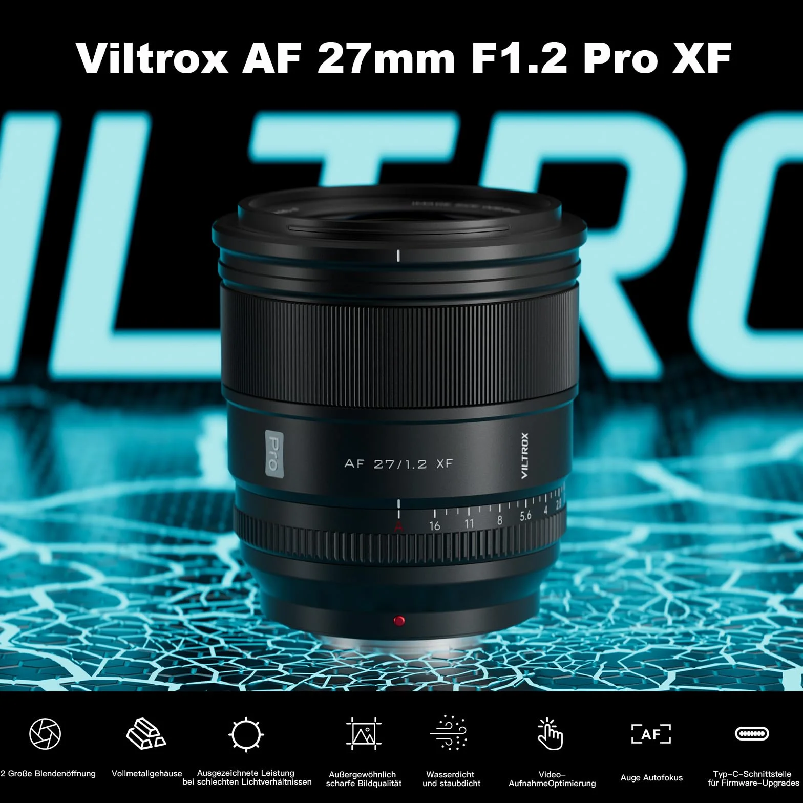 Viltrox 27mm F1.2 Pro XF Fuji X-Mount AF APS-C Obiektyw