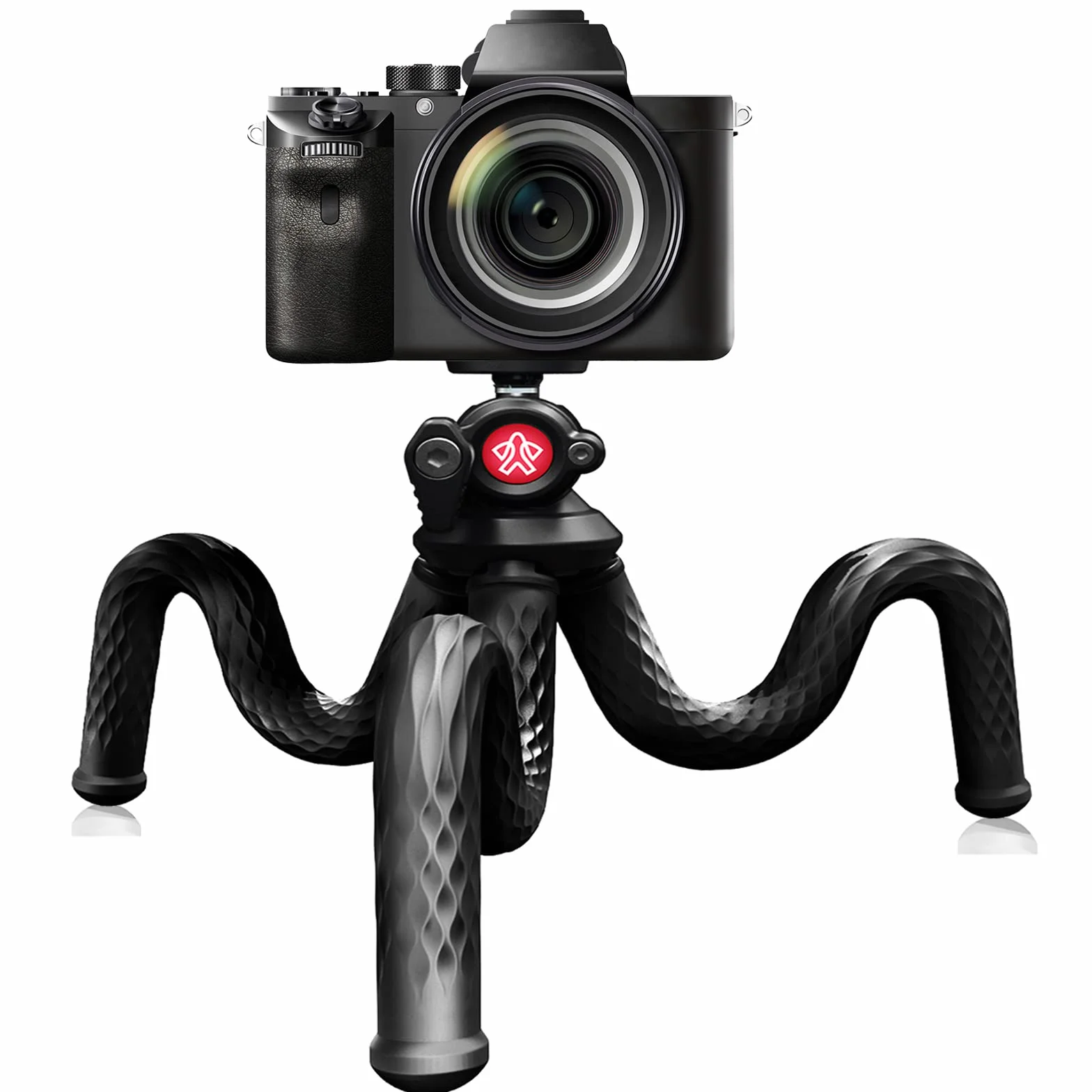 Elastyczny statyw do telefonu Tripod 360° głowica kulowa do iPhone Samsung Canon Nikon