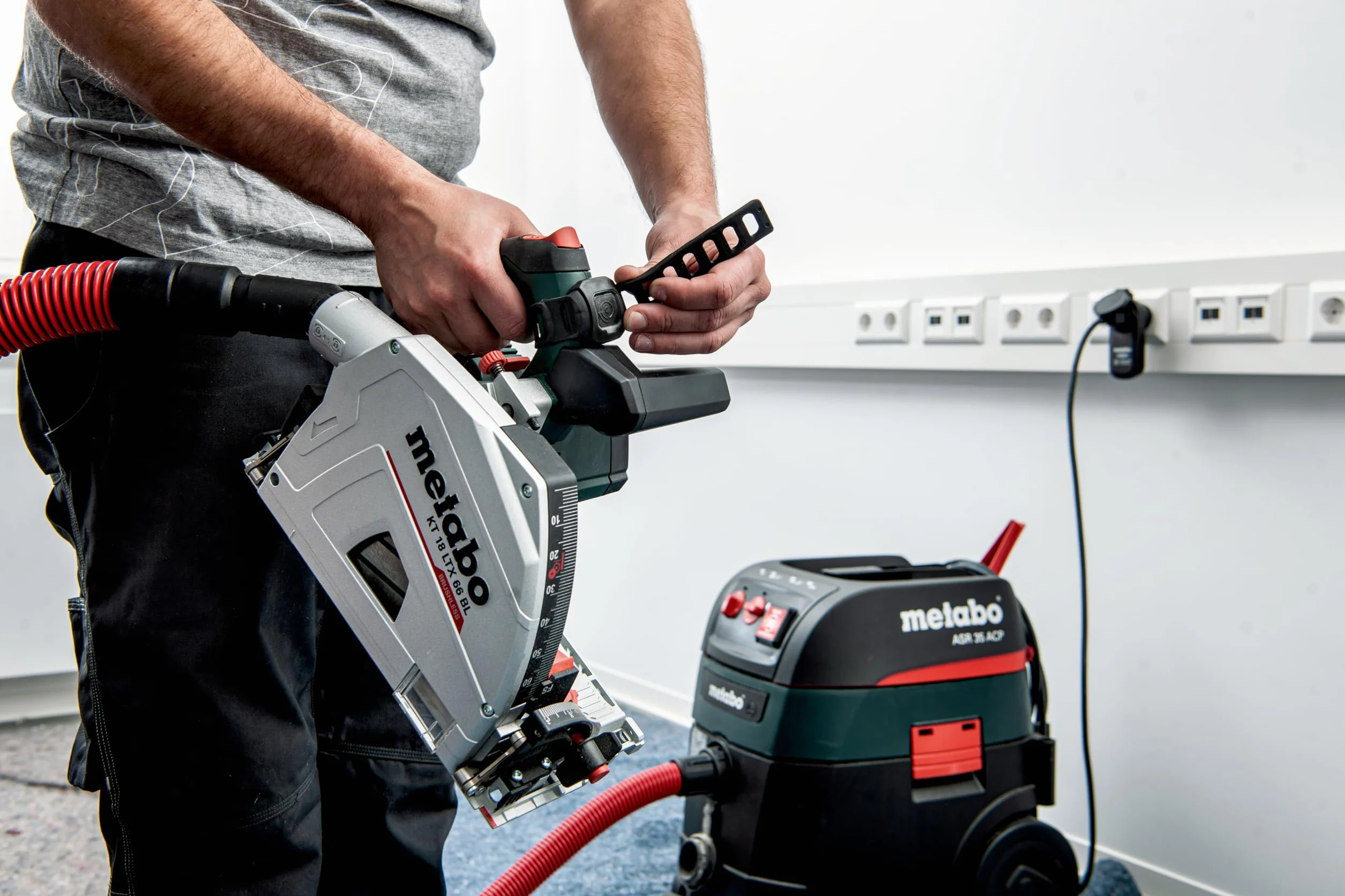 Metabo Zestaw start/stop CordlessControl, typ F – 630231000 – automatyczne sterowanie odkurzaczem sieciowym