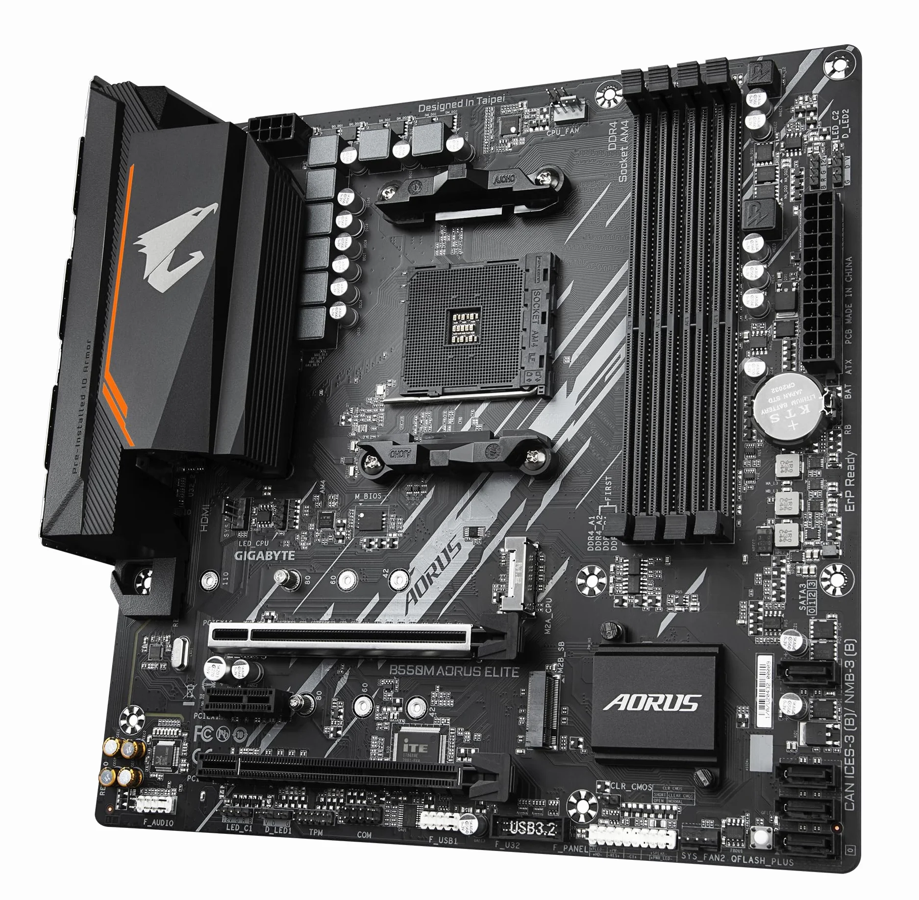 GIGABYTE B550M AORUS ELITE mATX Motherboard for AMD AM4