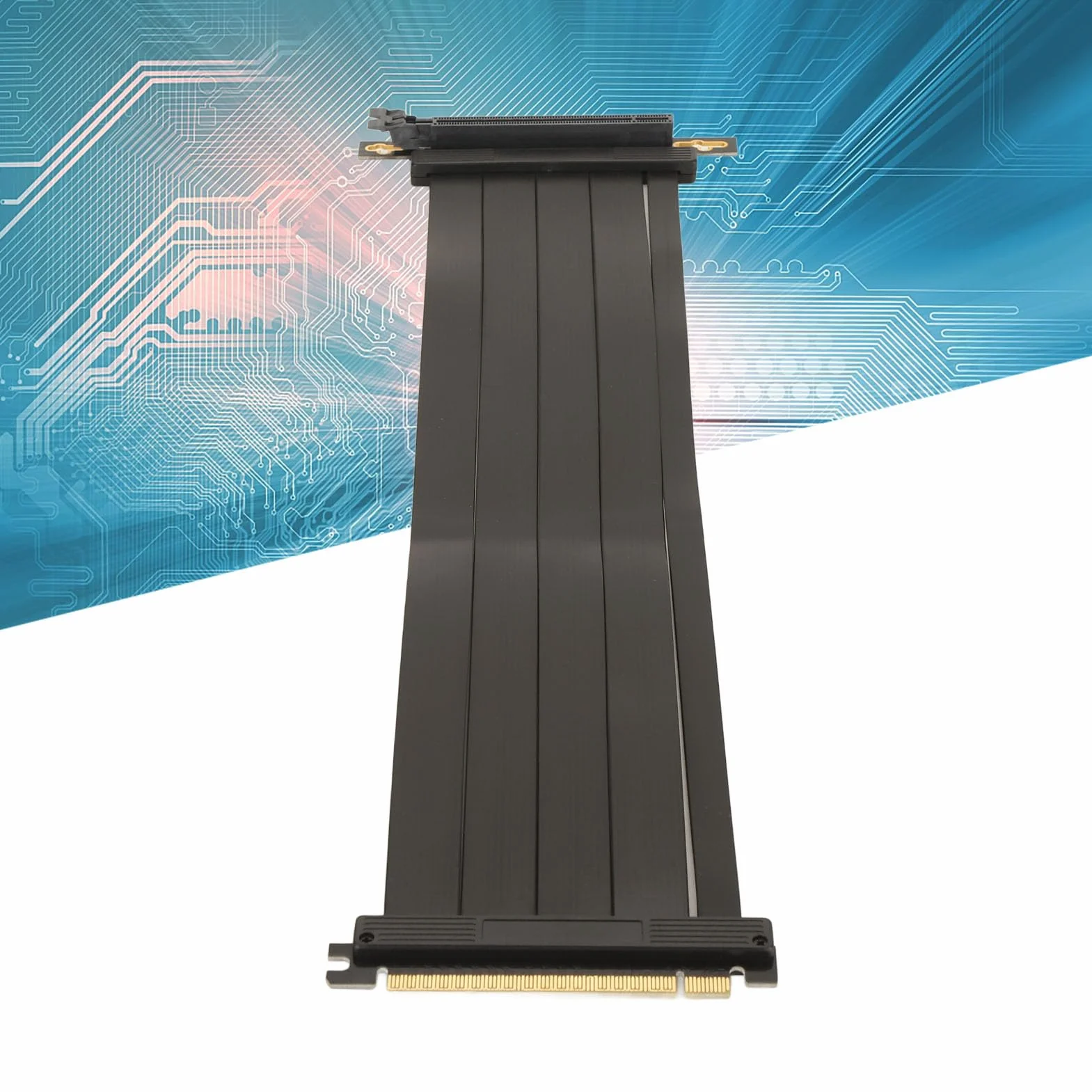 Kabel Riser PCI-E 4.0 400mm Czarny Kompatybilny z RTX3090 RTX3080ti RTX3070ti