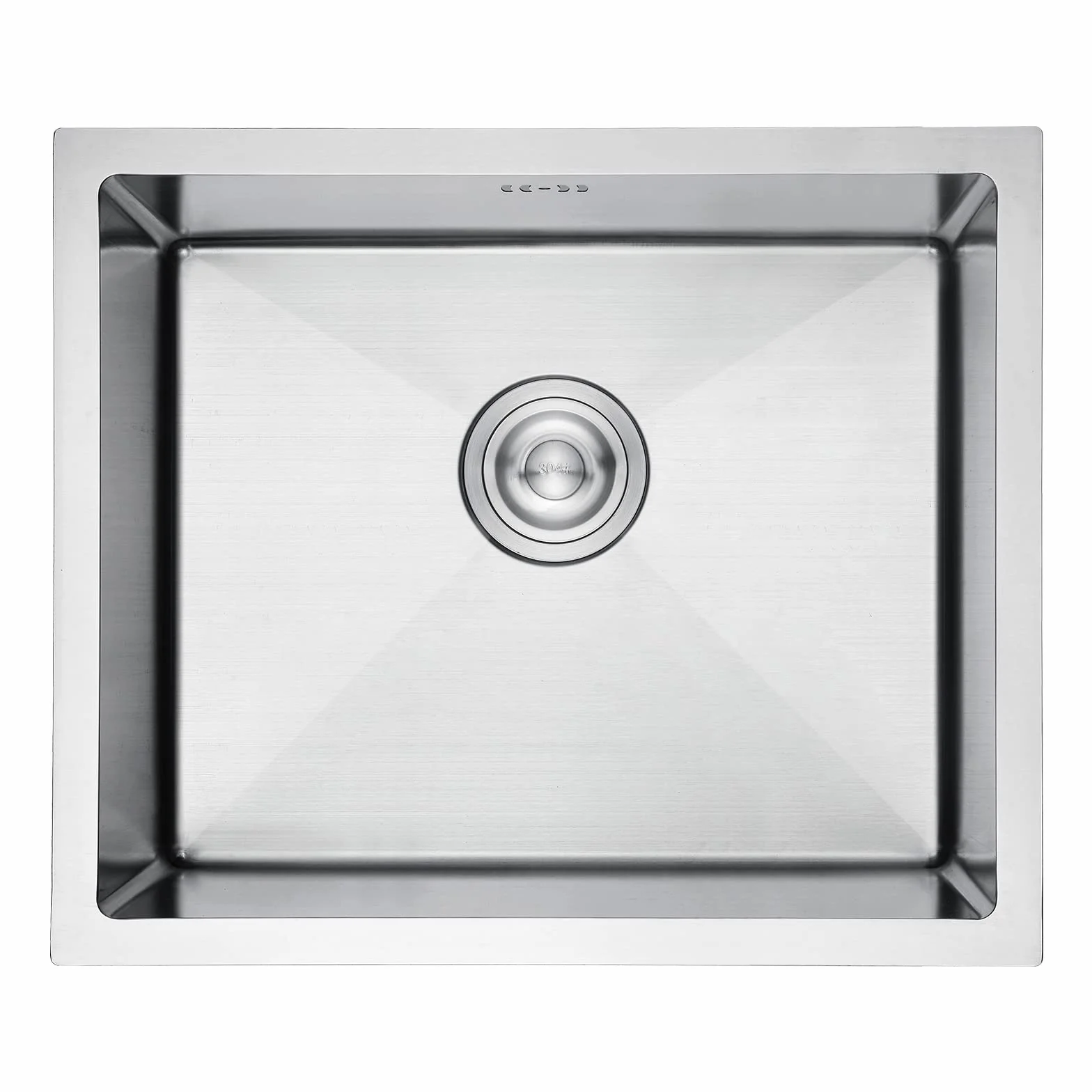 Ibergrif M85043 Zlewozmywak kuchenny ze stali nierdzewnej 50x43 cm Undermount Topmount pojedyncza miska