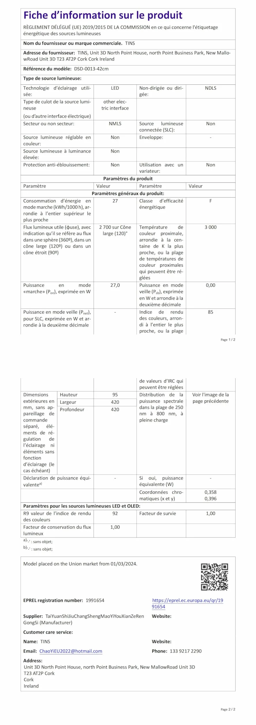 Wentylator sufitowy z oświetleniem, lampa z wentylatorem o średnicy 42 cm, lampa sufitowa z wentylatorem i oświetleniem, z pilotem zdalnego sterowania i aplikacją, 6 prędkości wentylacji, 3 kolory