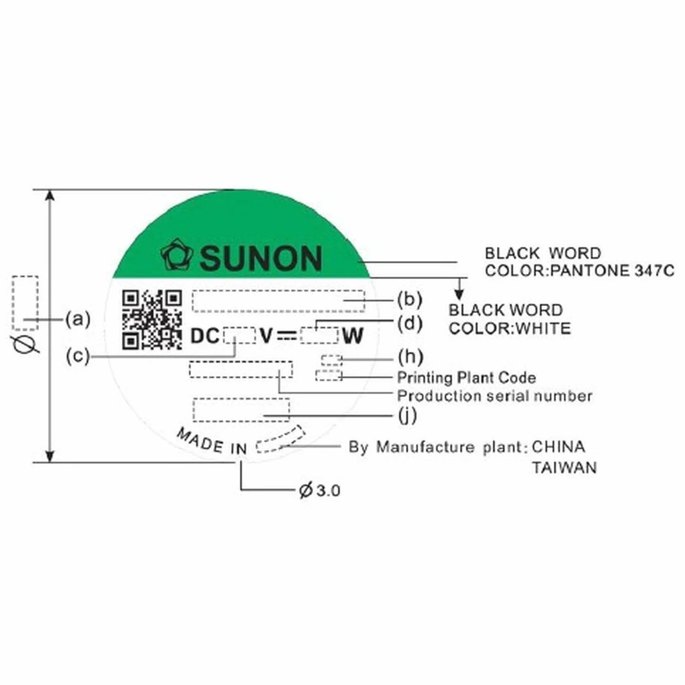 Wentylator Sunon EF80252S11000UA99 24V DC 80x80x25mm 69,6m³/h