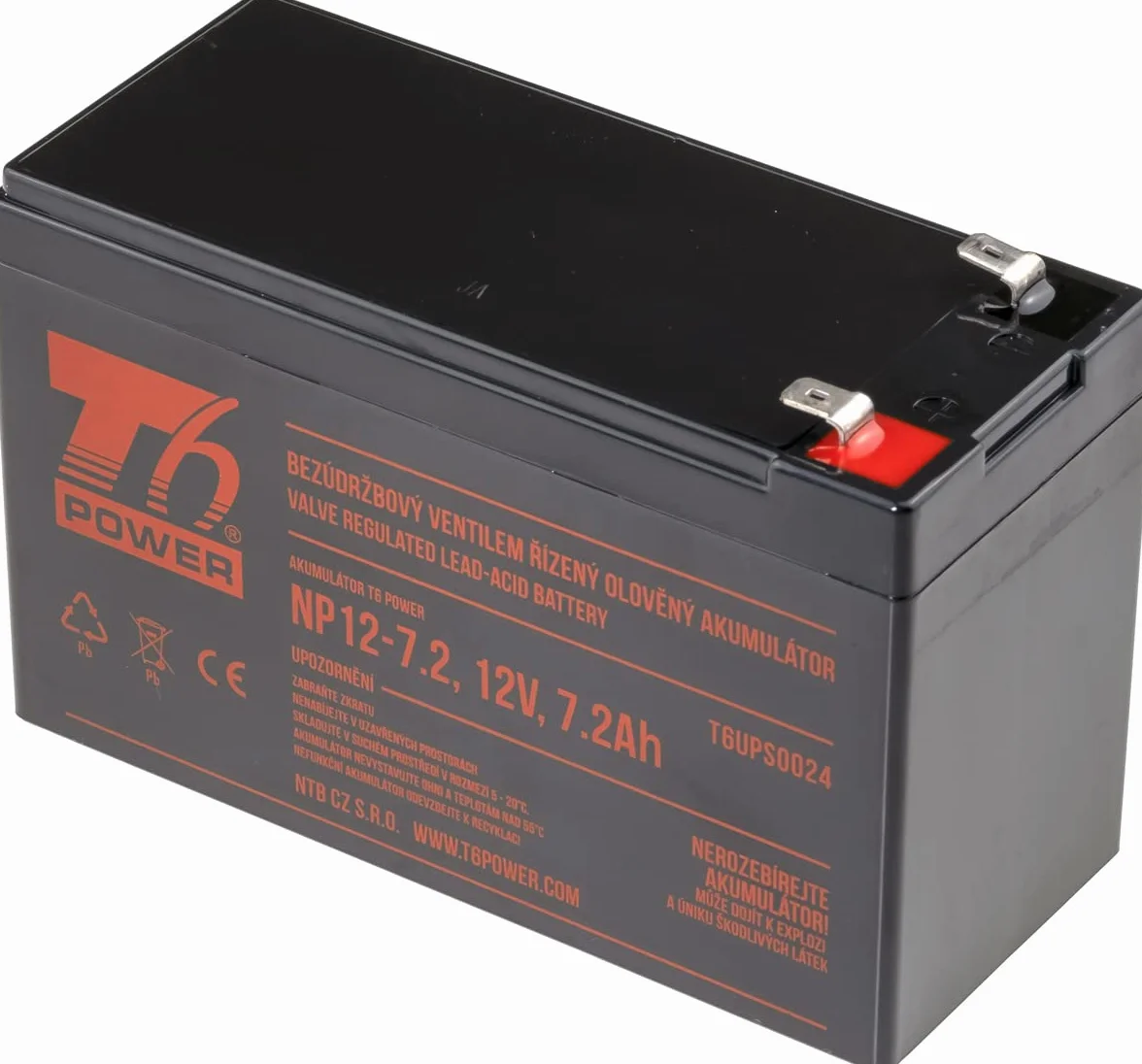 Zestaw akumulatorów T6 Power dla Eaton Ellipse ECO 650VA USB, VRLA, 12 V