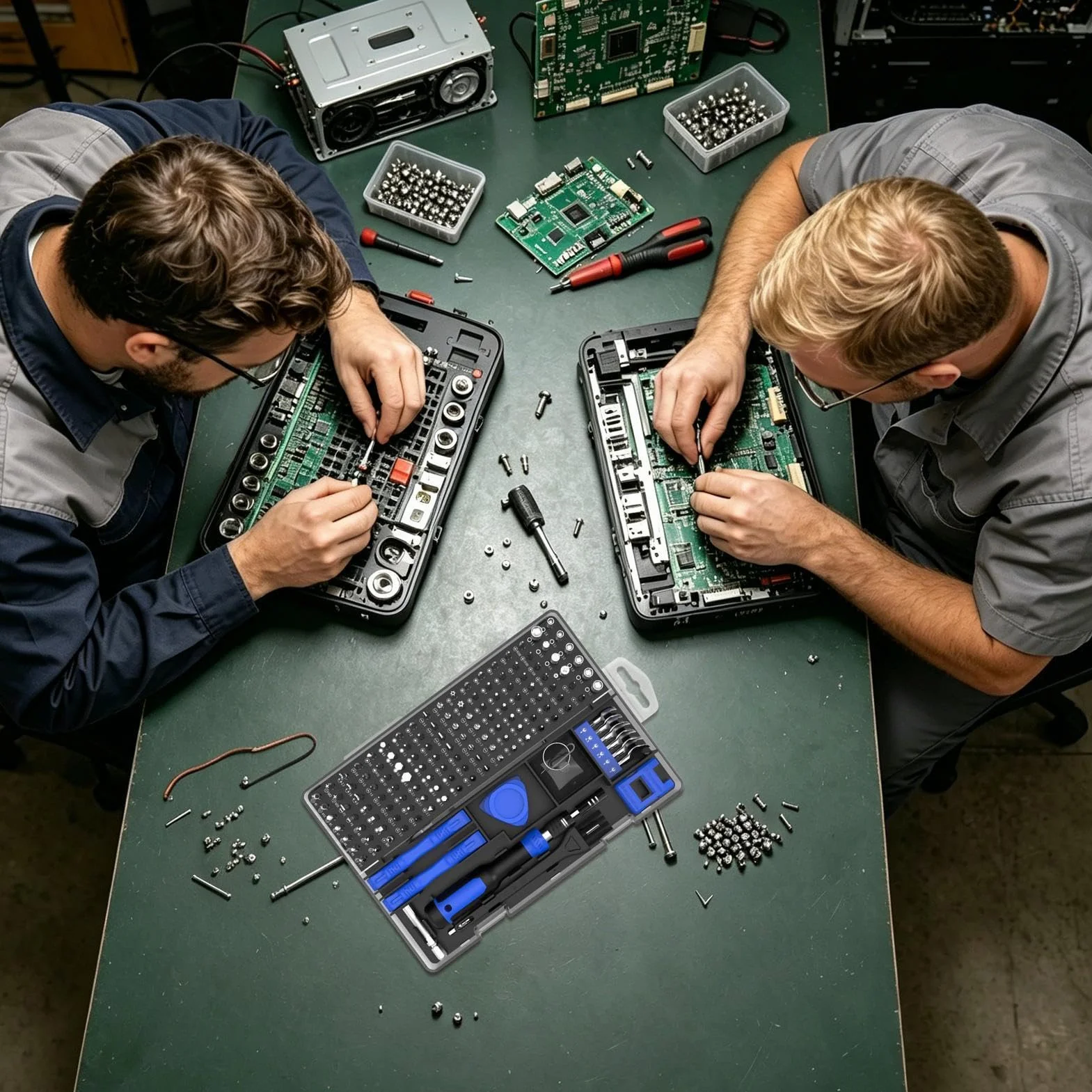 Precyzyjny Zestaw Śrubokrętów Ergonomiczne Narzędzie 160 W 1 Z Walizką | Elektroniczny zestaw śrubokrętów Do warsztatu przemysłowego, komputera, laptopa, urządzeń
