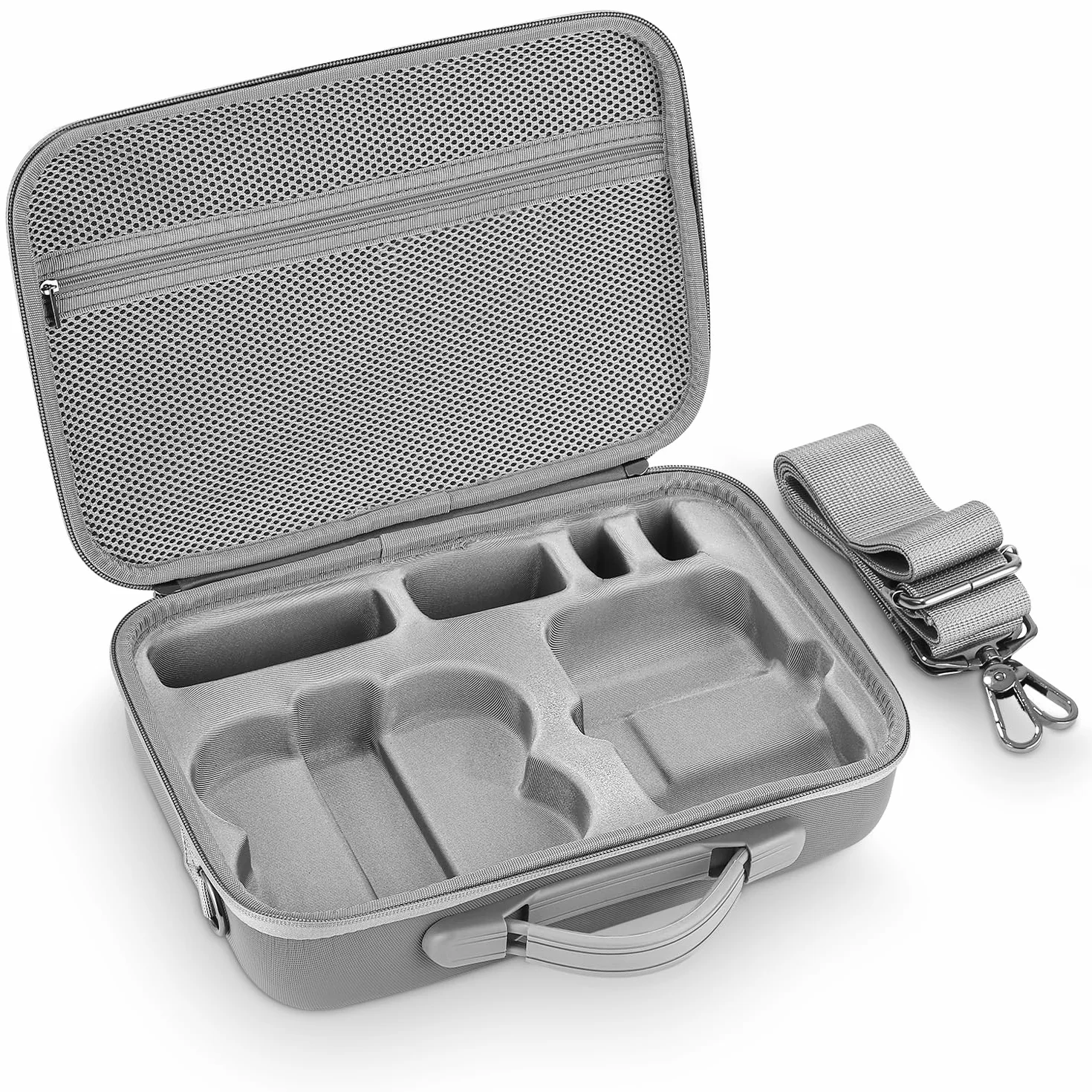 Torba na drona DJI Neo, przenośna torba do przechowywania, torba podróżna PU na akcesoria do baterii zdalnego sterowania DJI Neo i RC-N3, szara