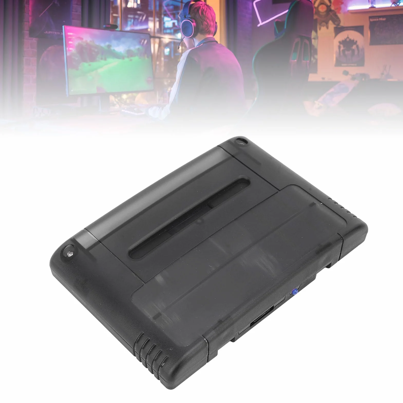 Kaseta z grą 3000 w 1 SNES SFC 8 GB Przezroczysta