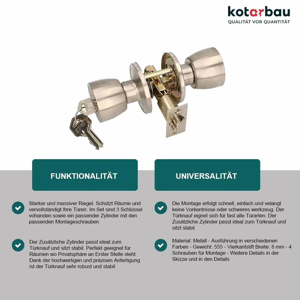 Kotarbau 5907465907507 Gałka do Drzwi