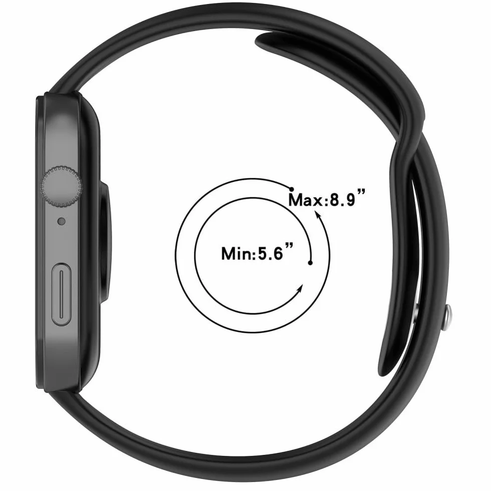 Silikonowy pasek kompatybilny z Huawei Watch Fit 3/4/4 Pro, sportowy, miękki